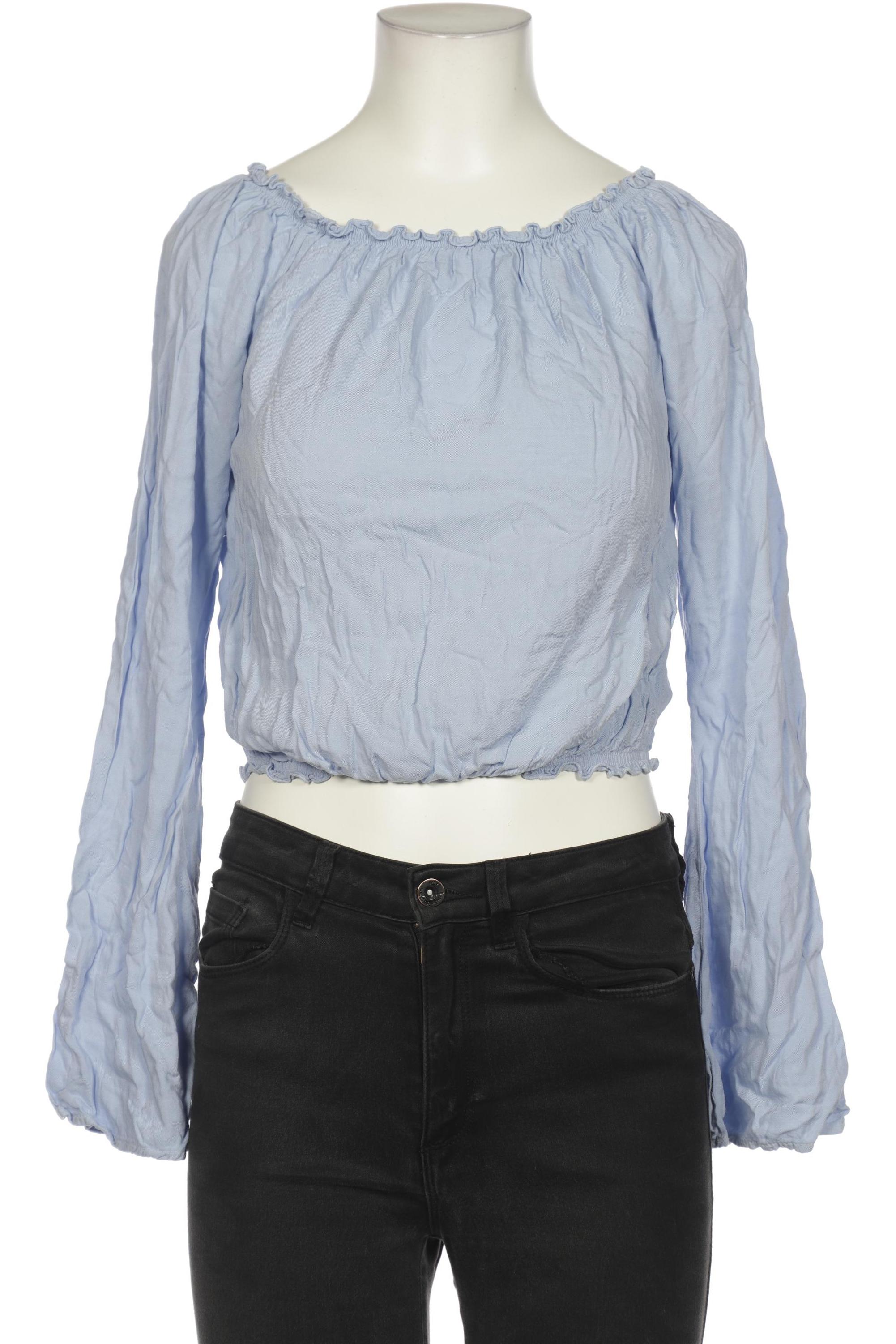 

Brandy Melville Damen Langarmshirt, hellblau, Gr. 36