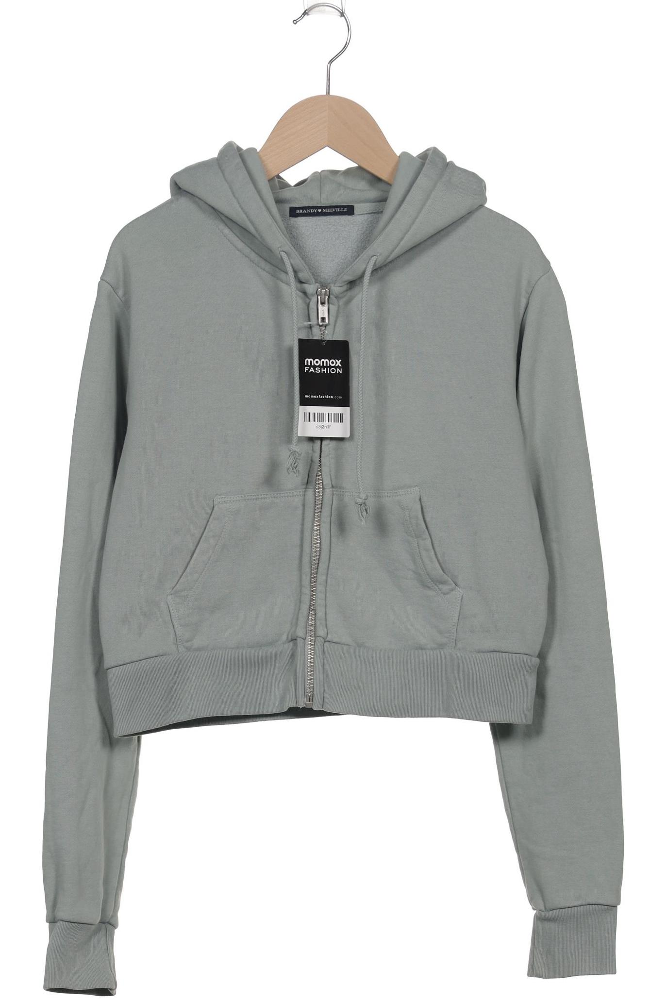 

Brandy Melville Damen Kapuzenpullover, türkis, Gr. 36
