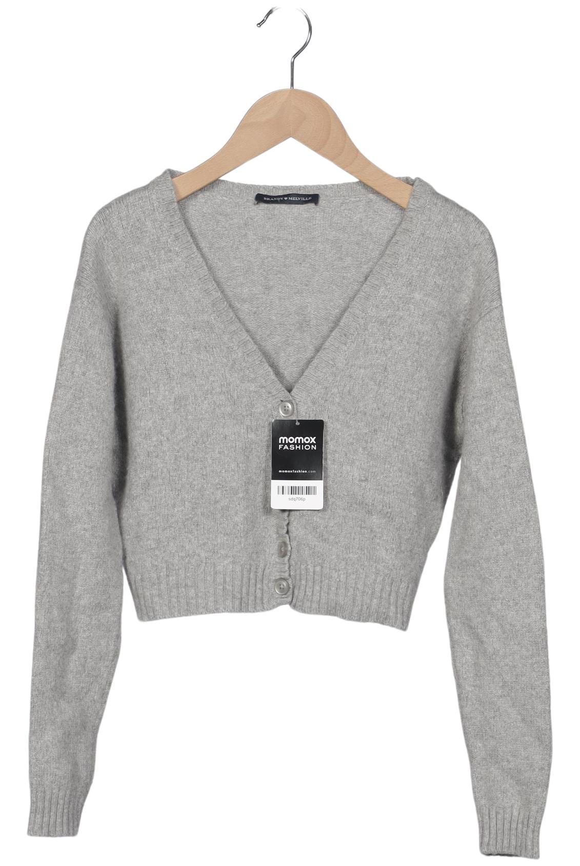 

Brandy Melville Damen Strickjacke, grau, Gr. 38