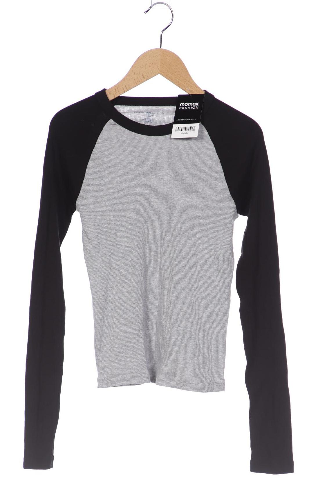 

Brandy Melville Damen Langarmshirt, grau, Gr. 32