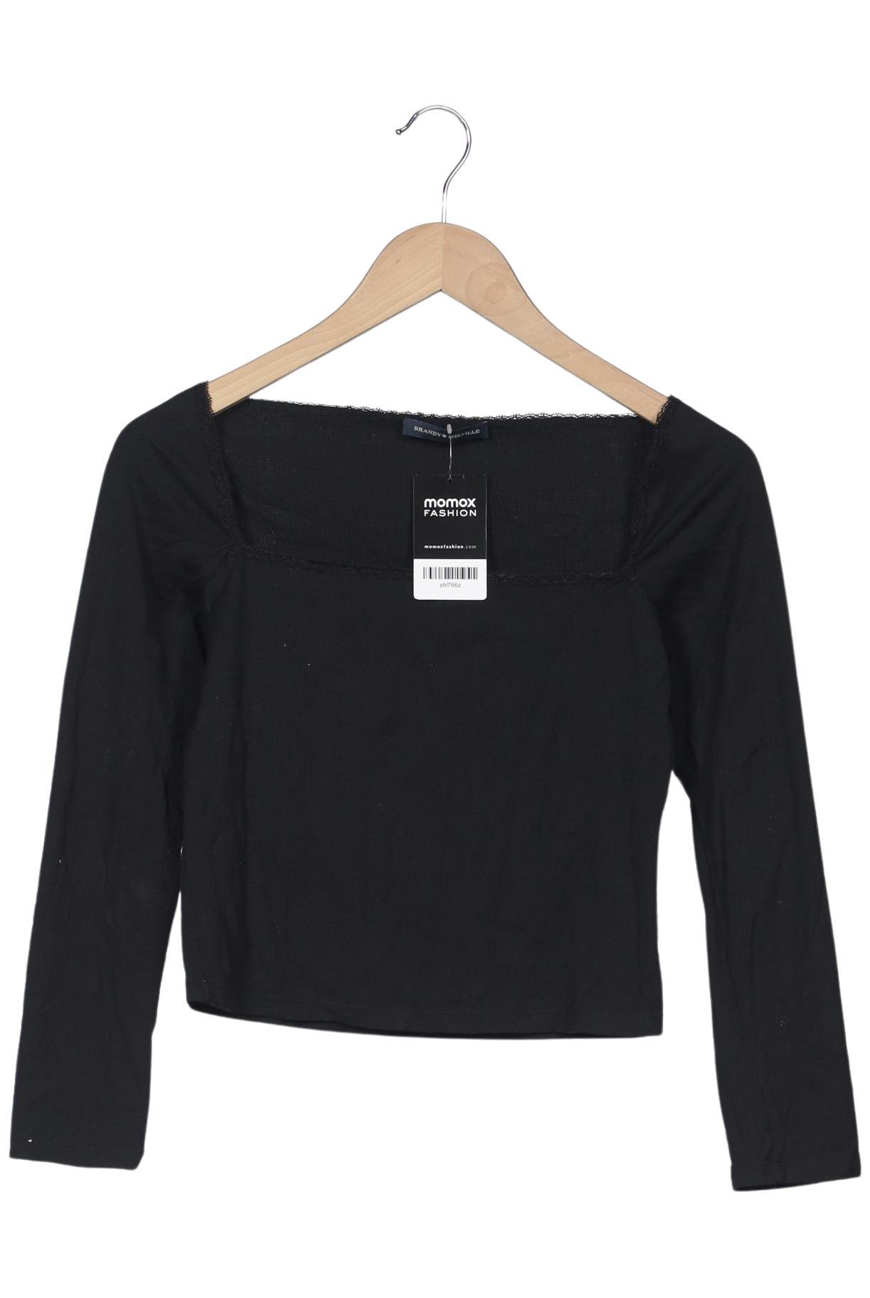 

Brandy Melville Damen Langarmshirt, schwarz, Gr. 36