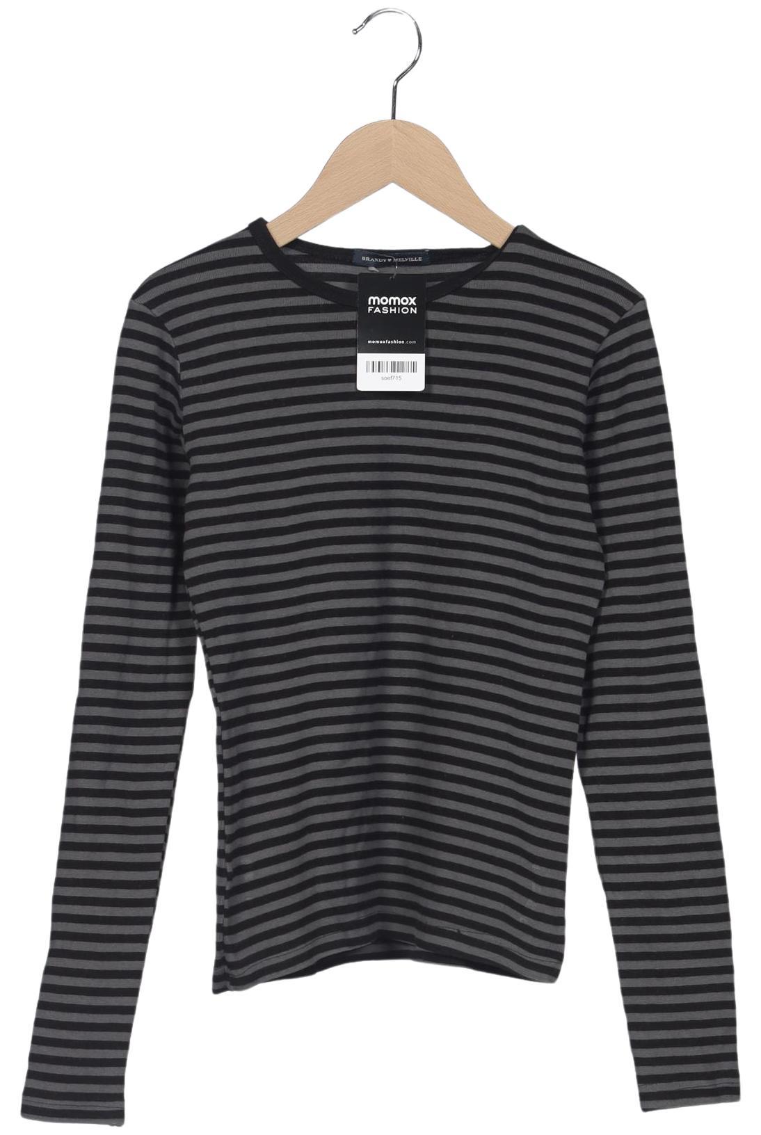 

Brandy Melville Damen Langarmshirt, grau, Gr. 34