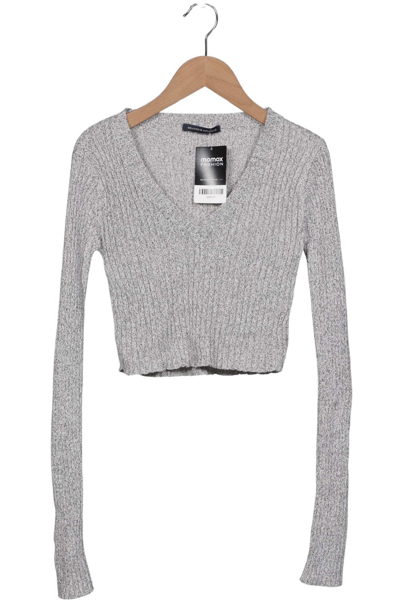 

Brandy Melville Damen Pullover, grau, Gr. 34