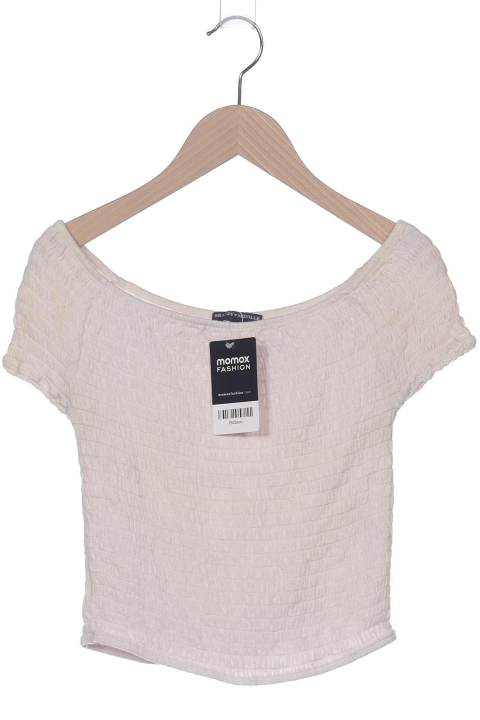 

Brandy Melville Damen T-Shirt, cremeweiß, Gr. 30