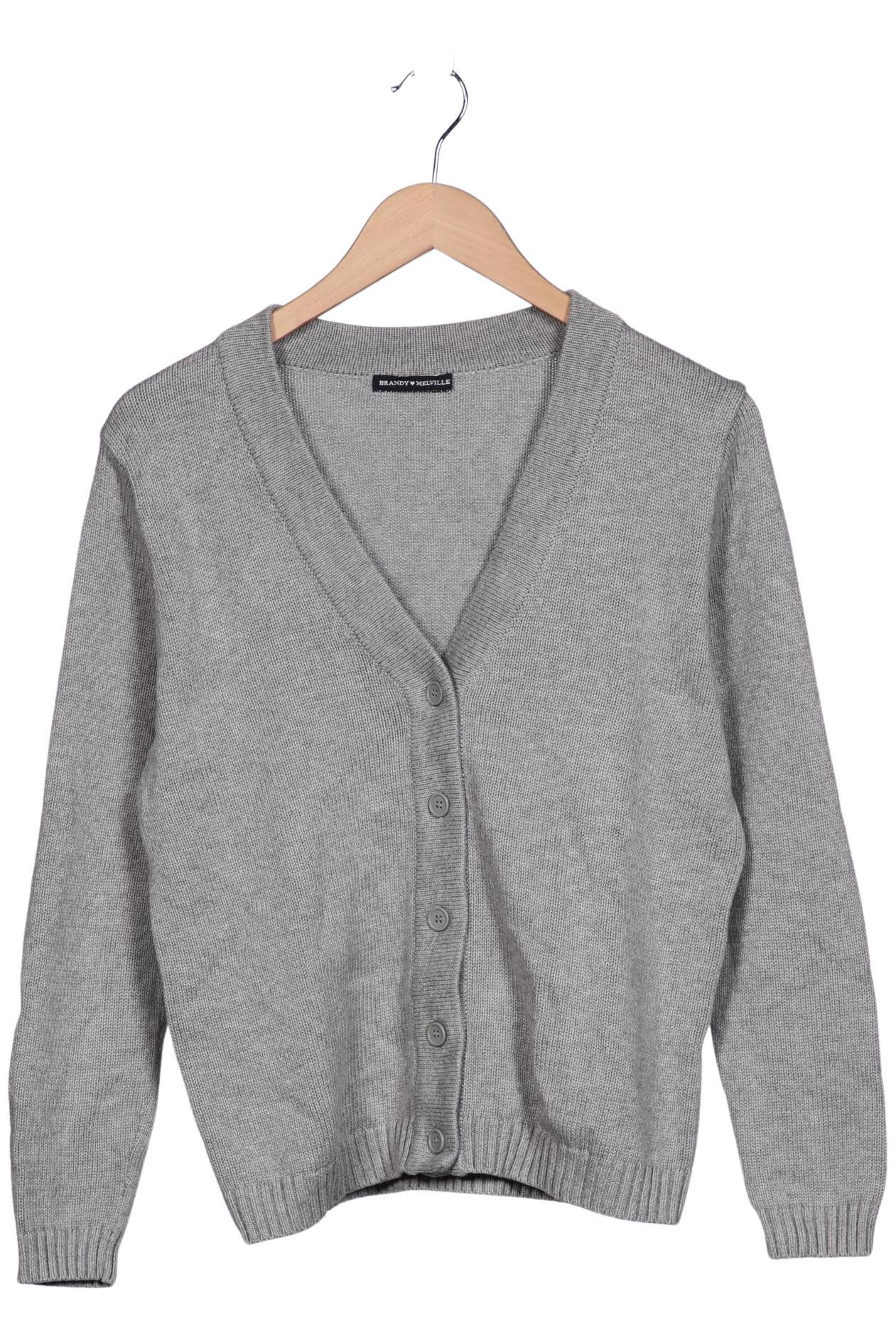 

Brandy Melville Damen Strickjacke, grau, Gr. 38