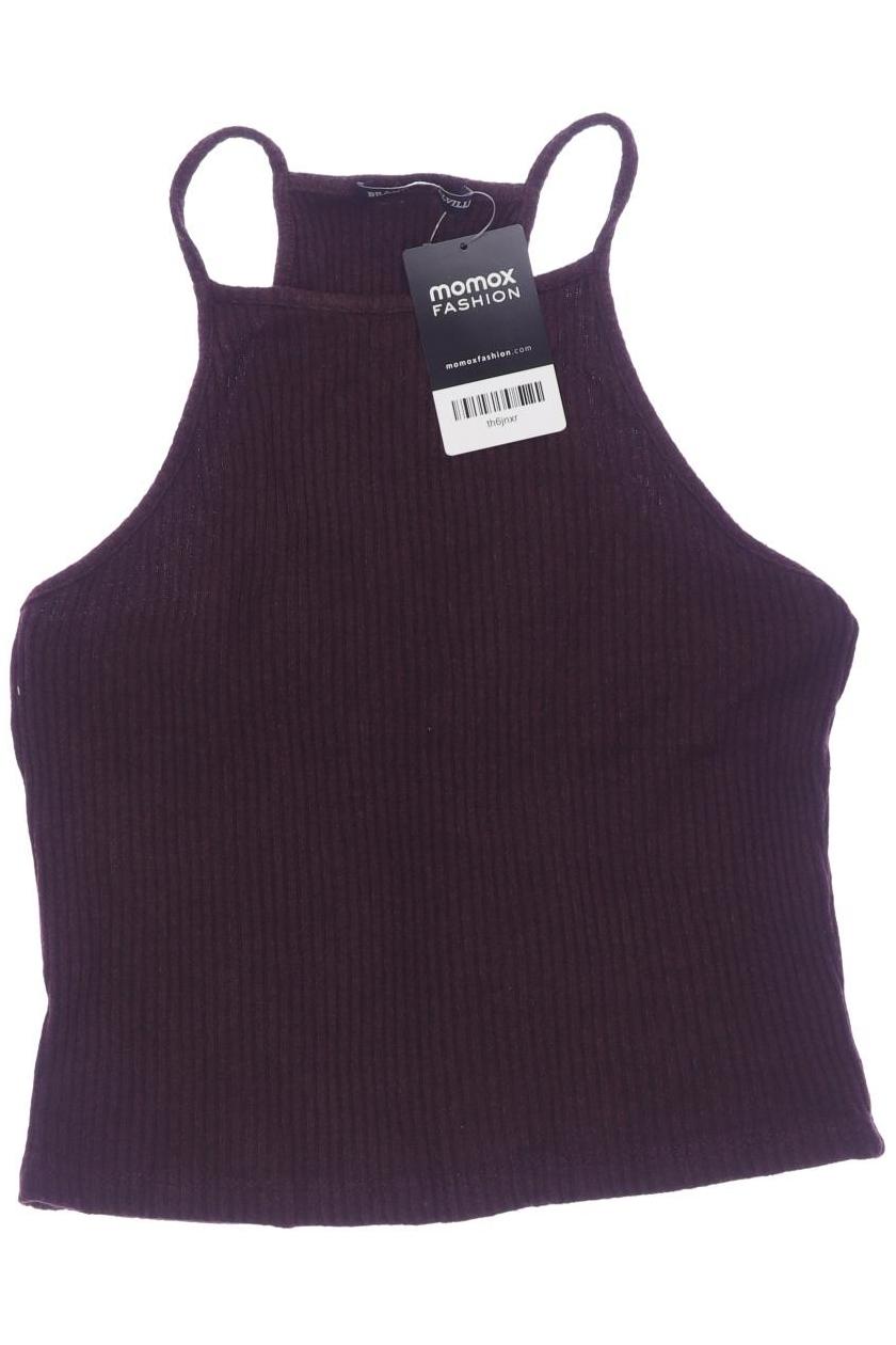 

Brandy Melville Damen Top, bordeaux, Gr. uni