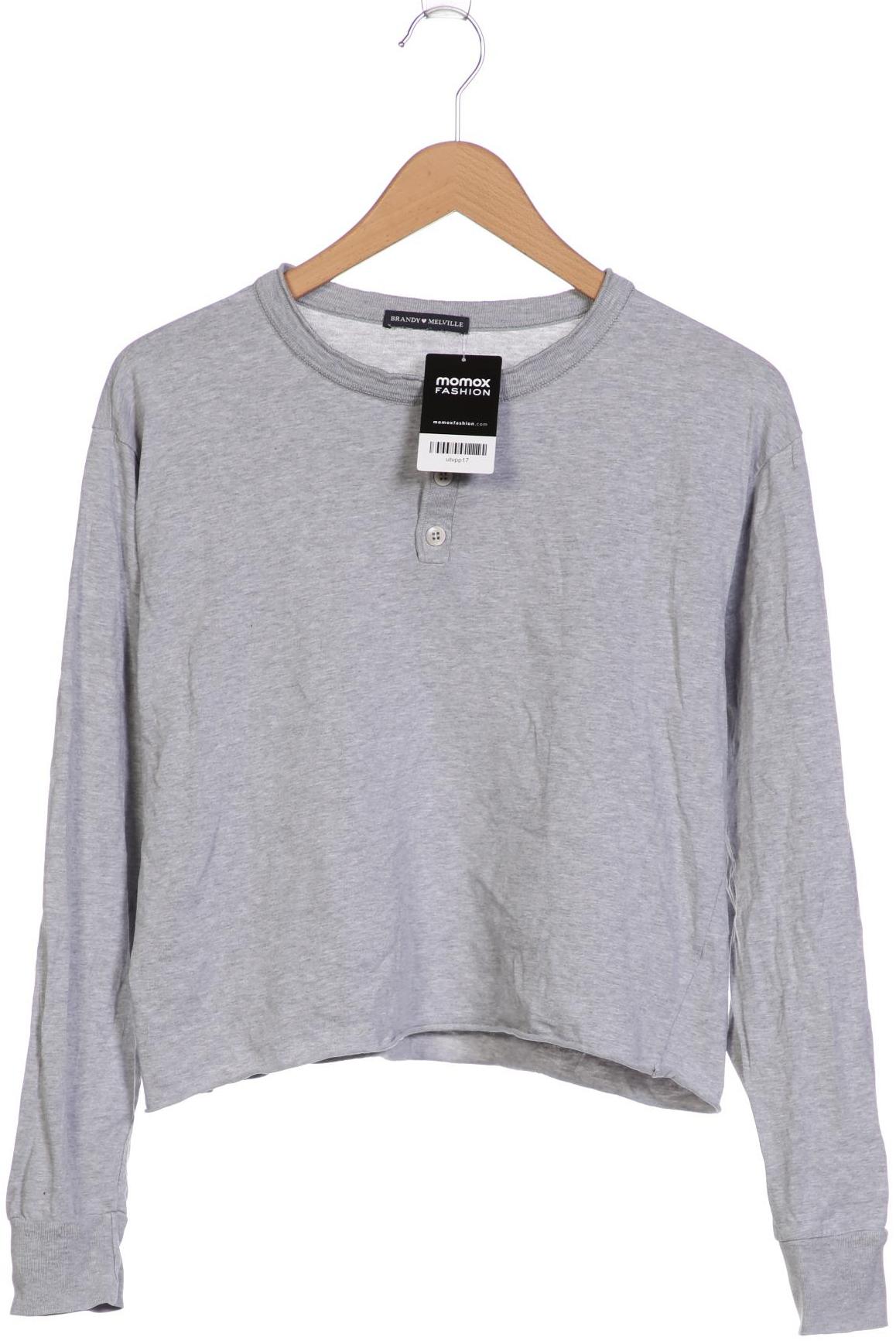 

Brandy Melville Damen Langarmshirt, grau, Gr. 44