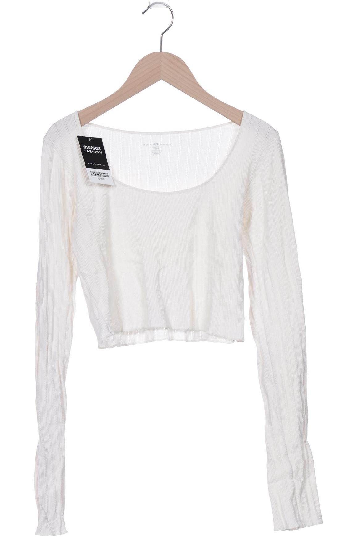 

Brandy Melville Damen Langarmshirt, cremeweiß, Gr. 34