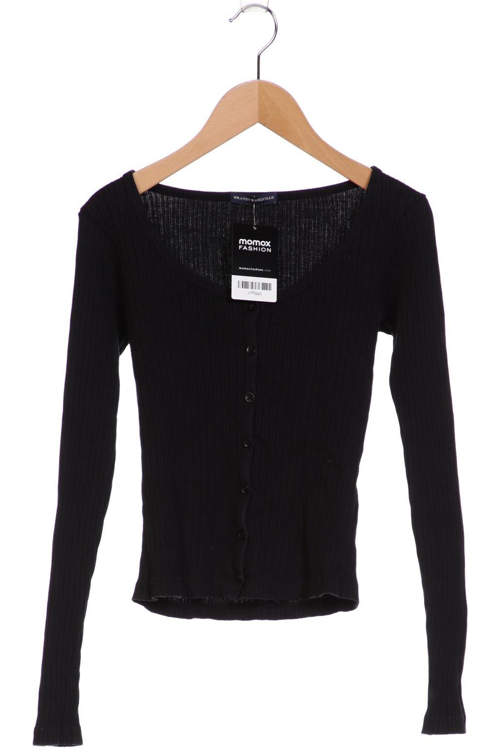 

Brandy Melville Damen Langarmshirt, schwarz, Gr. 32