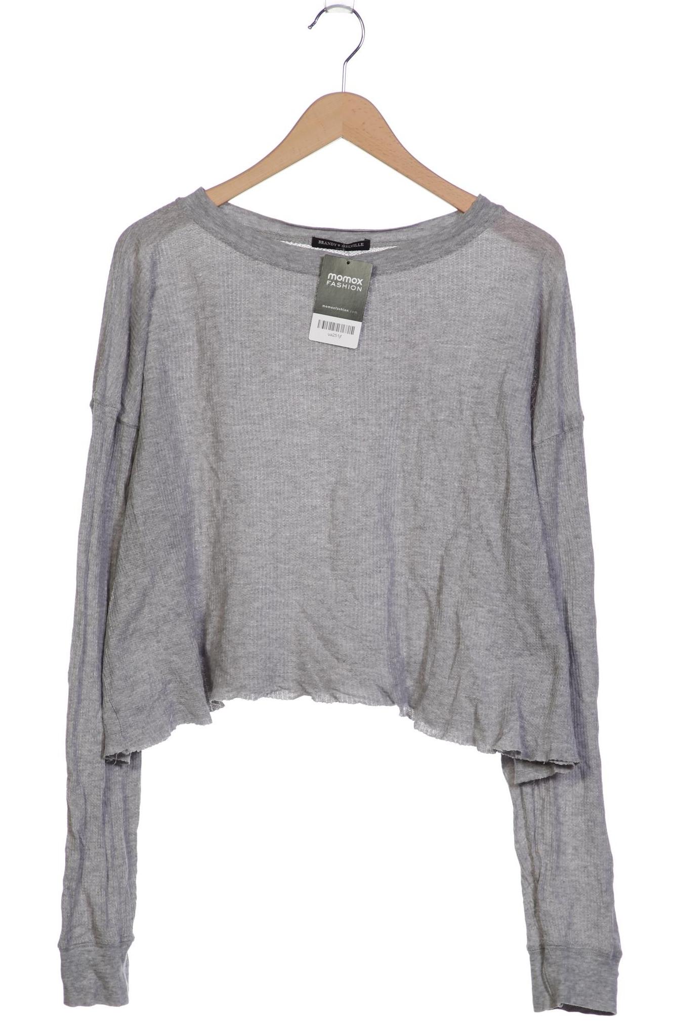 

Brandy Melville Damen Langarmshirt, grau, Gr. uni