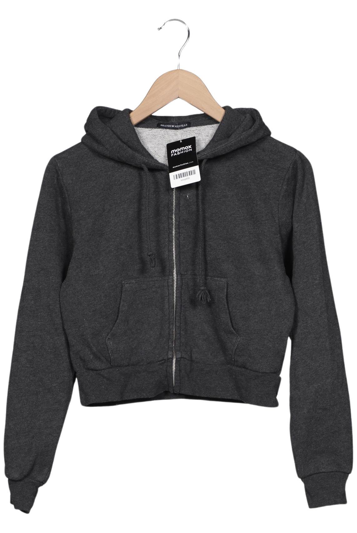 

Brandy Melville Damen Kapuzenpullover, grau, Gr. 36
