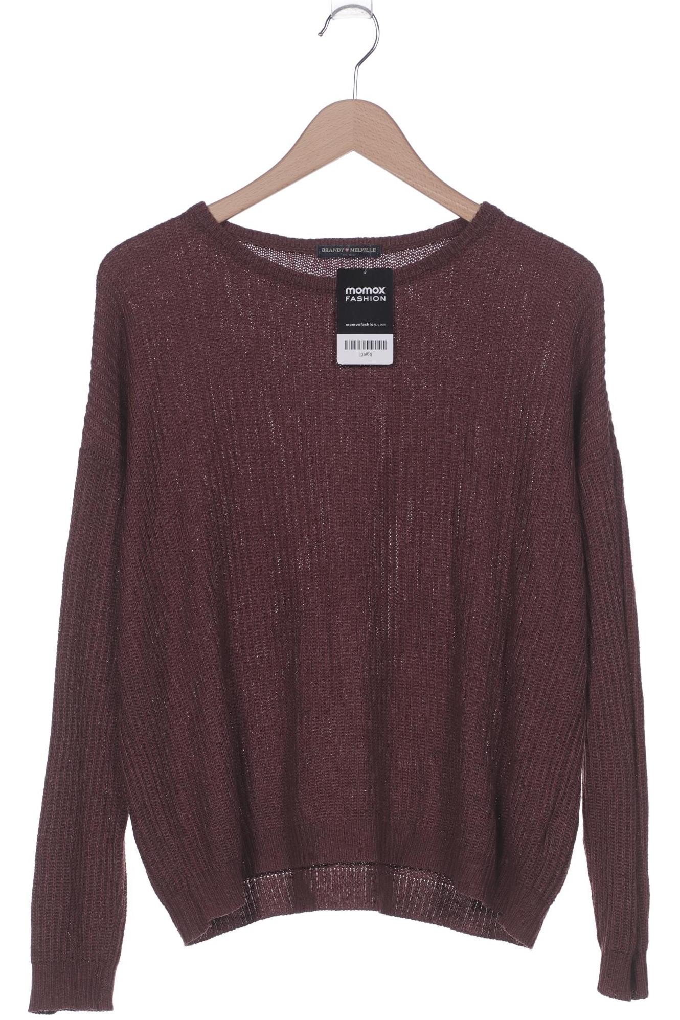 

Brandy Melville Damen Pullover, bordeaux, Gr. uni