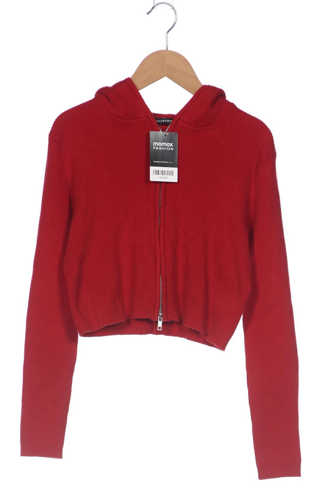 

Brandy Melville Damen Kapuzenpullover, rot, Gr. 34