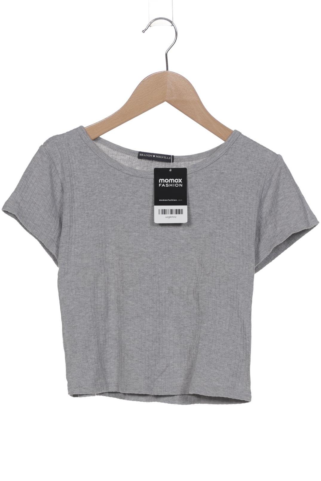 

Brandy Melville Damen T-Shirt, grau, Gr. 32