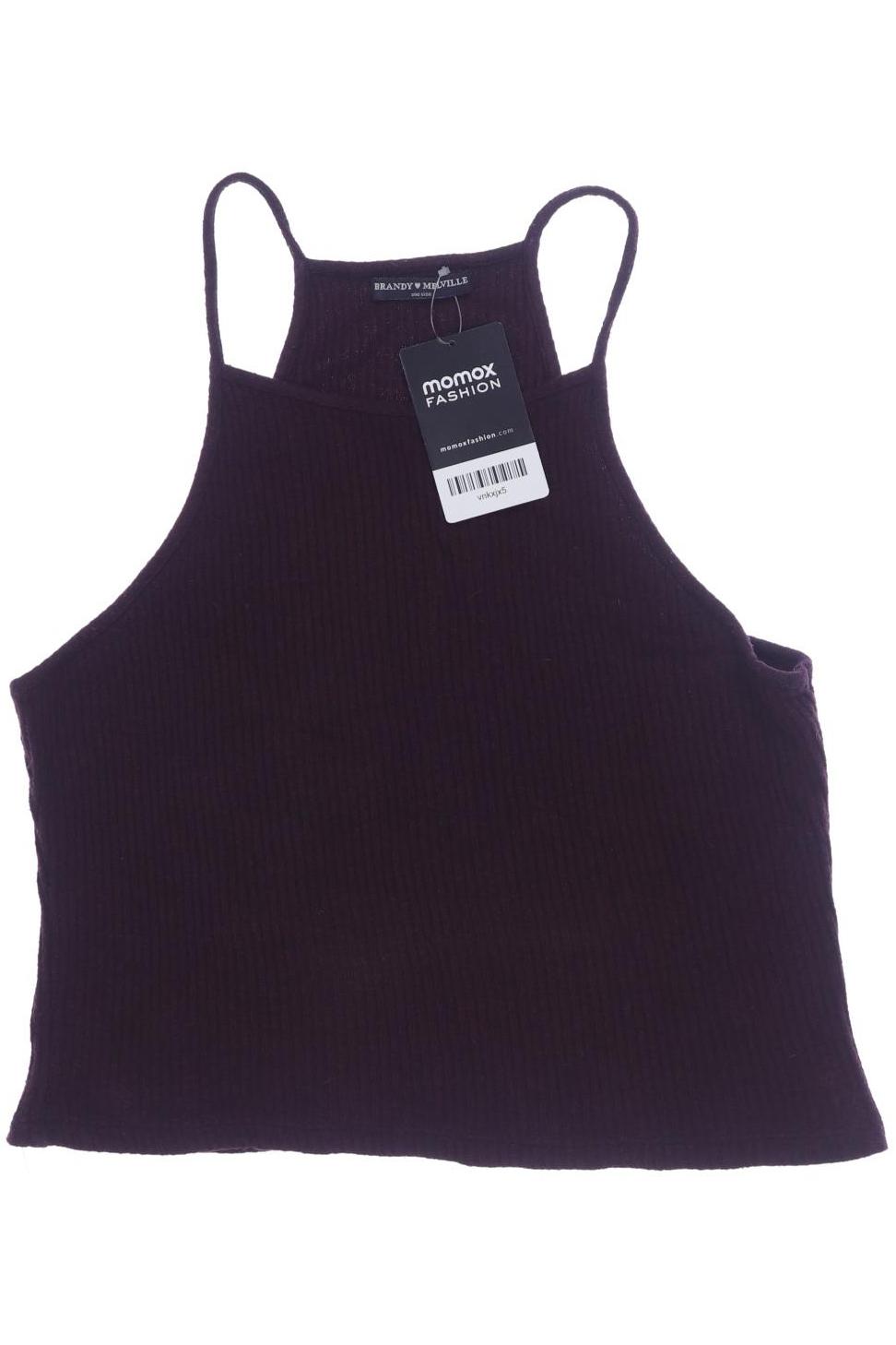 

Brandy Melville Damen Top, bordeaux, Gr. uni