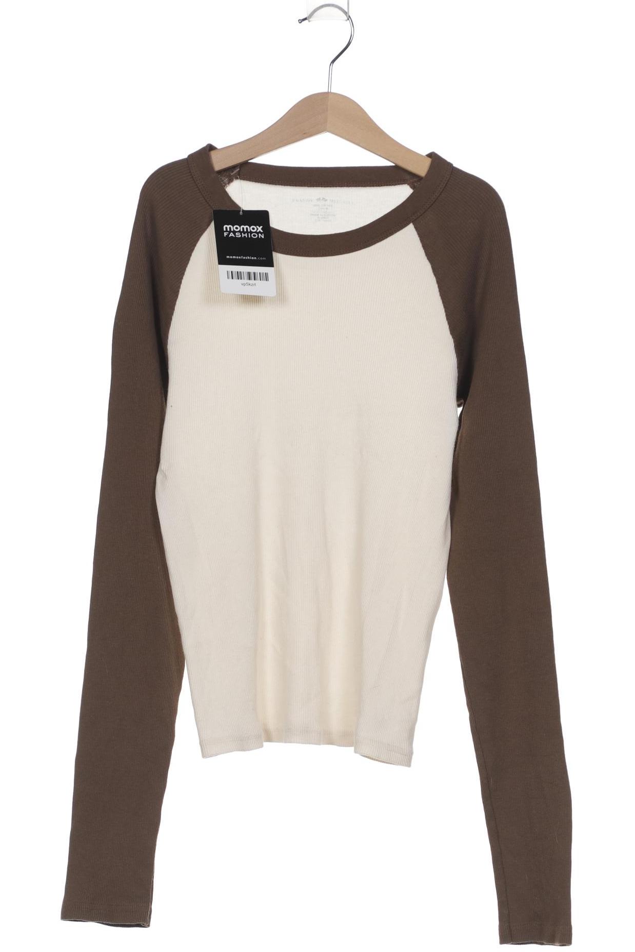 

Brandy Melville Damen Langarmshirt, cremeweiß, Gr. 38