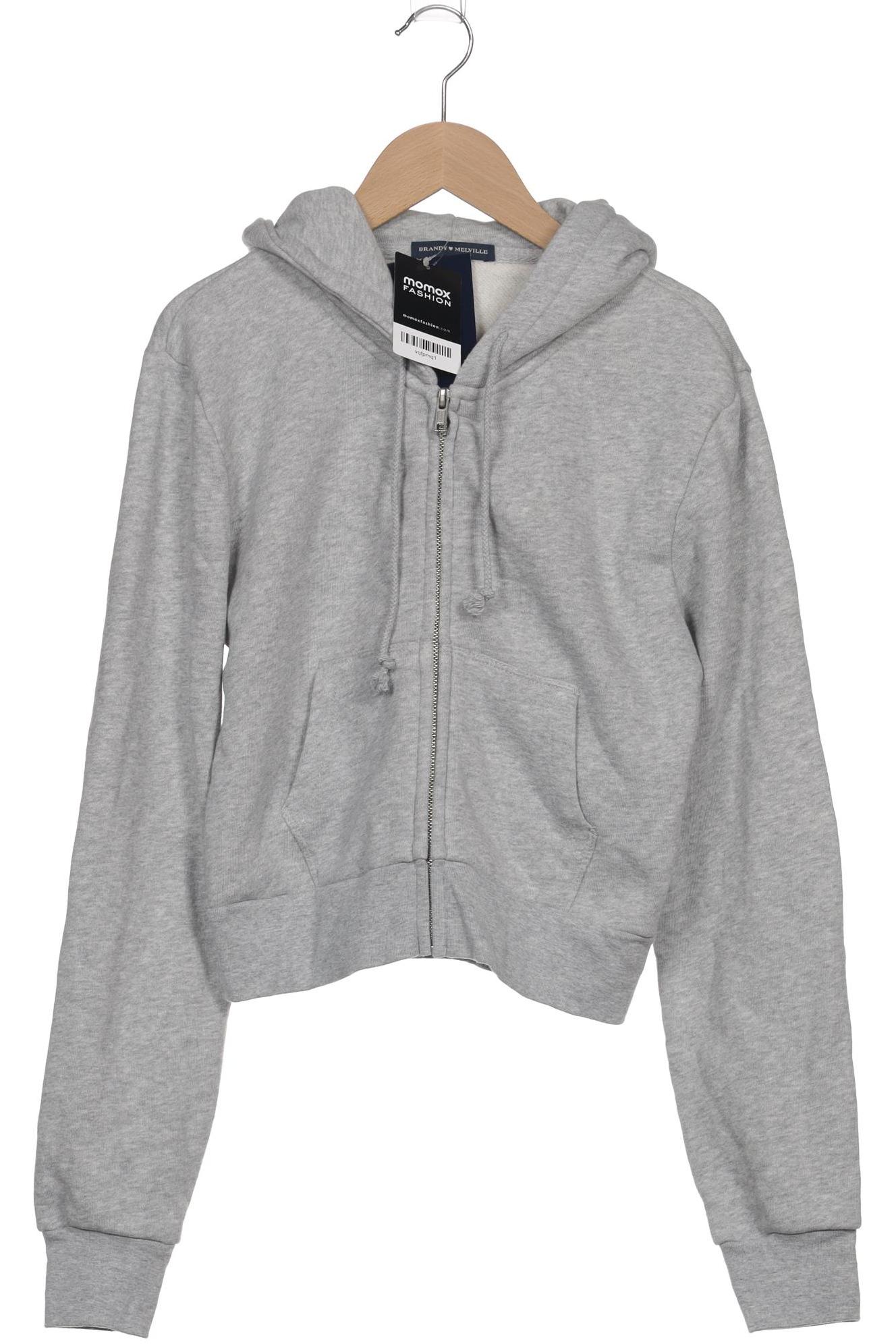 

Brandy Melville Damen Kapuzenpullover, grau, Gr. 38