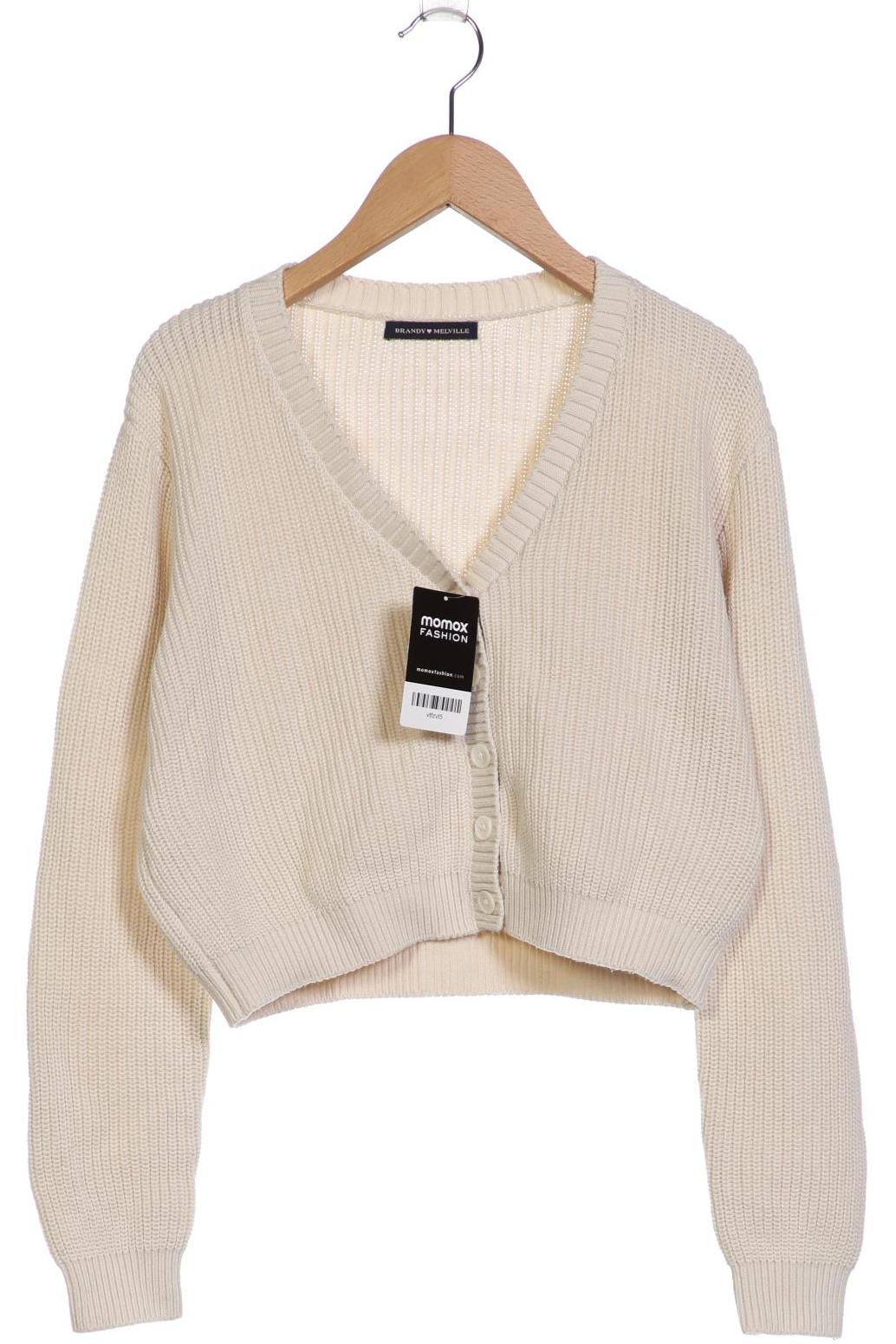 

Brandy Melville Damen Strickjacke, cremeweiß, Gr. 36