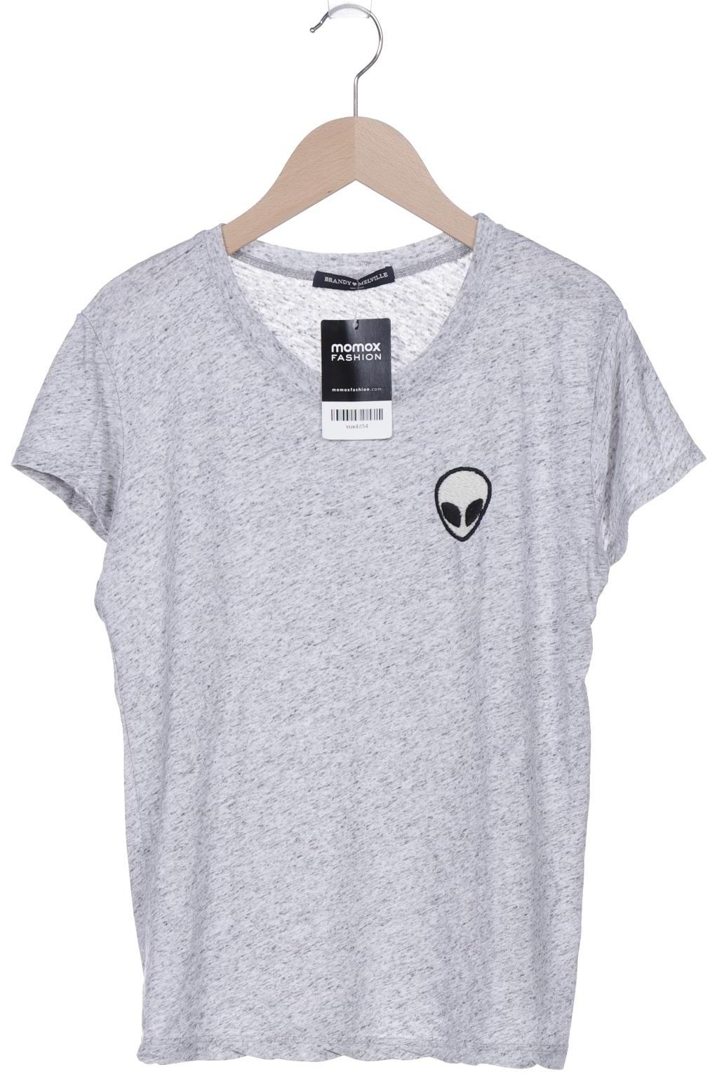 

Brandy Melville Damen T-Shirt, grau, Gr. uni