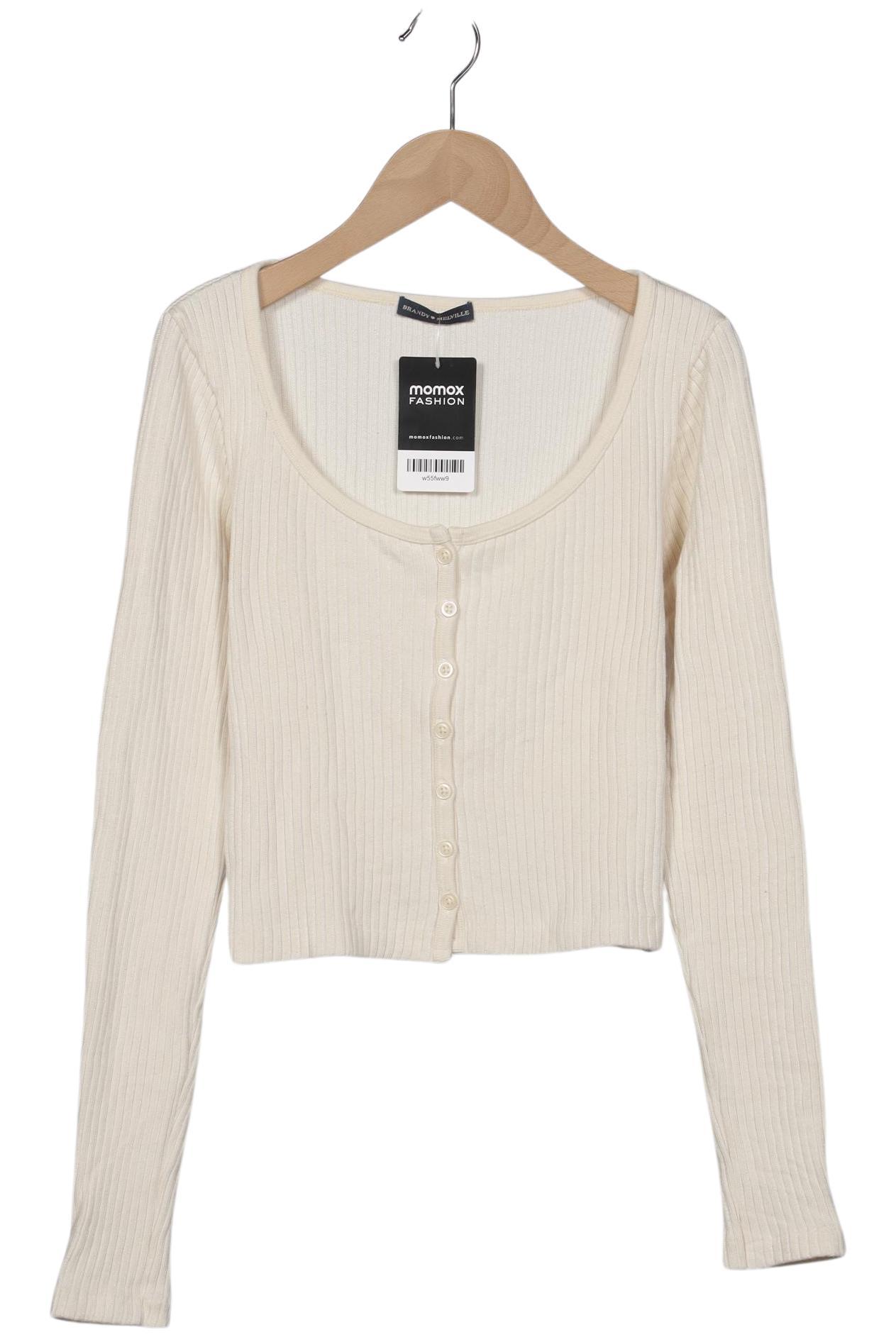 

Brandy Melville Damen Strickjacke, cremeweiß, Gr. 10