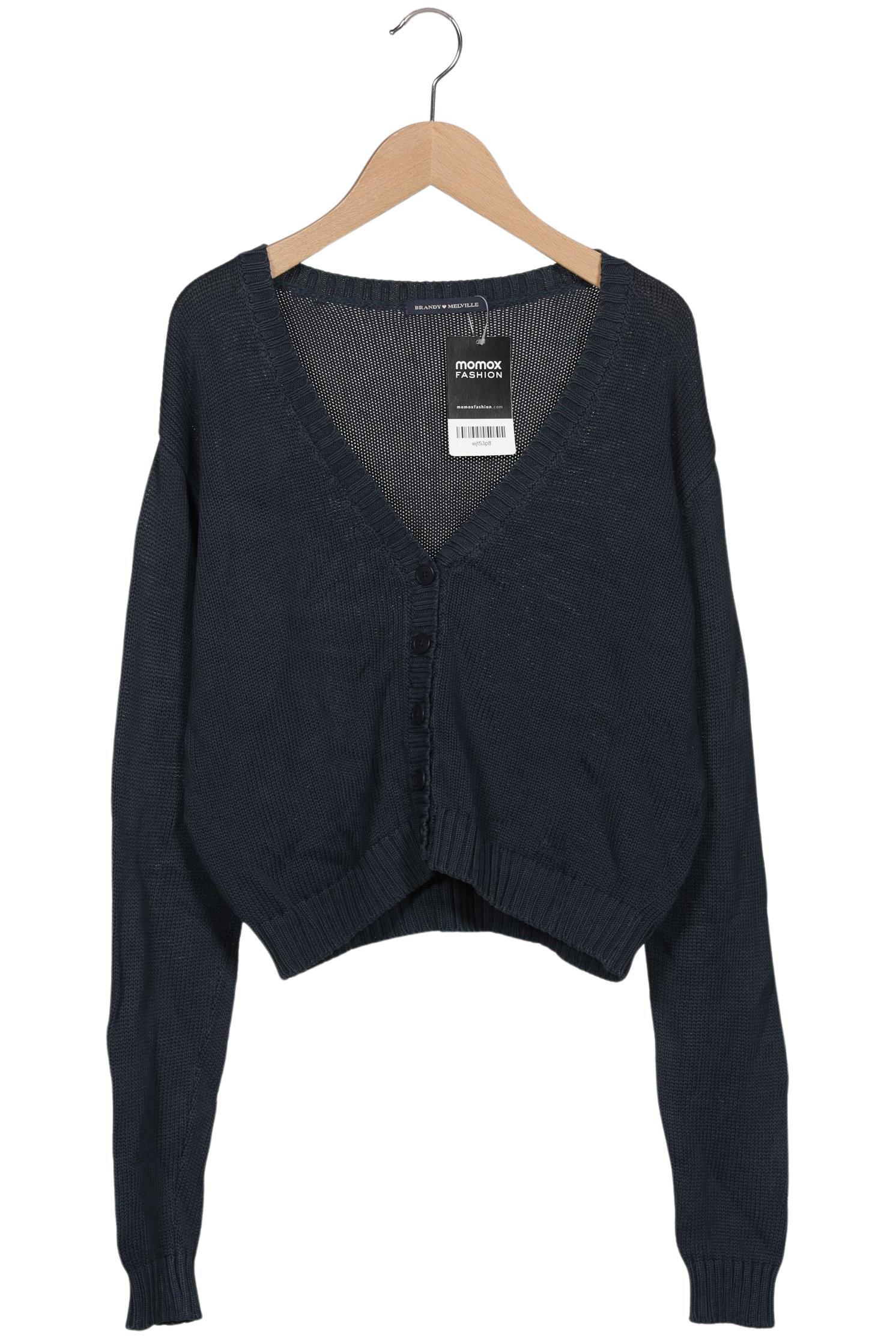 

Brandy Melville Damen Strickjacke, marineblau, Gr. 44