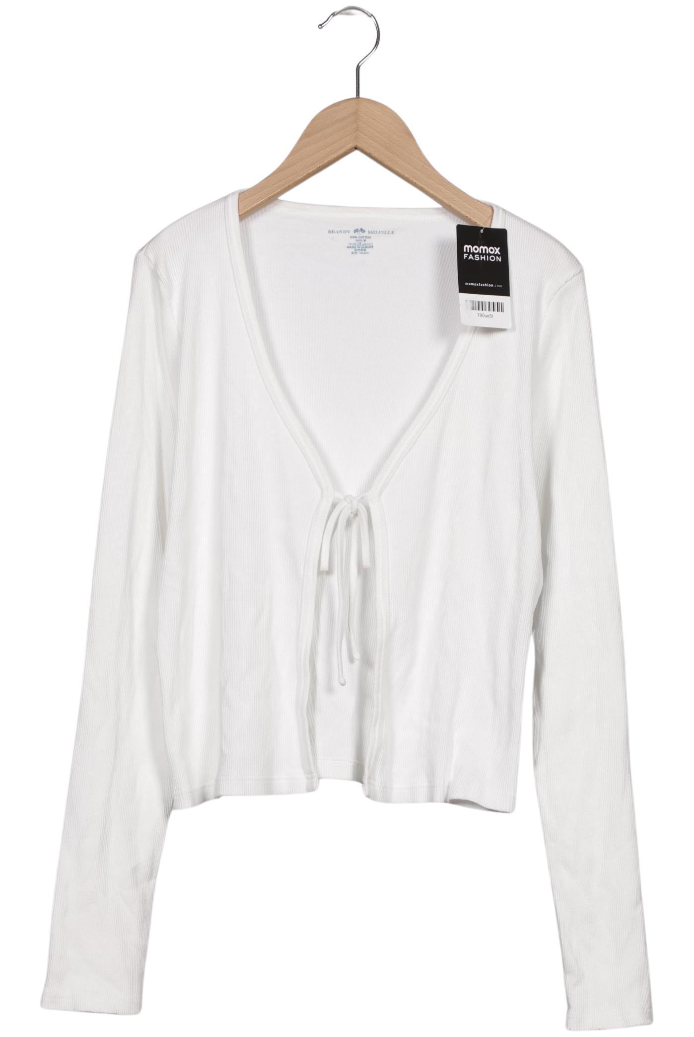 

Brandy Melville Damen Strickjacke, weiß, Gr. 26