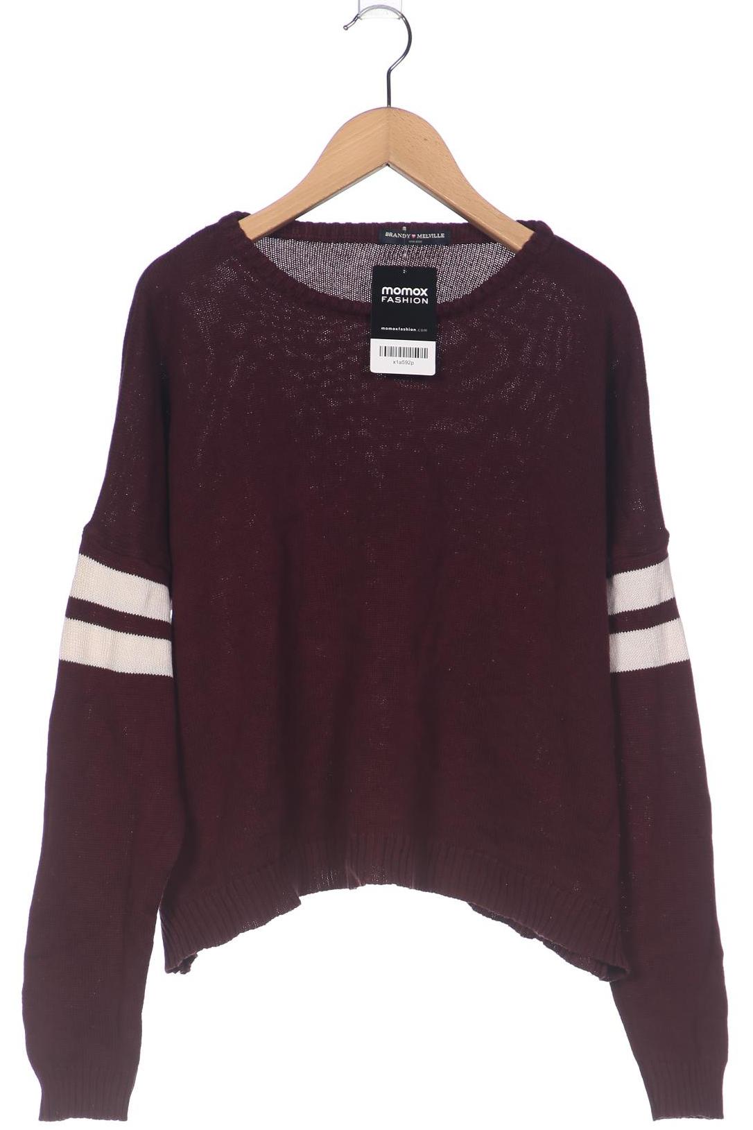 

Brandy Melville Damen Pullover, bordeaux, Gr. uni