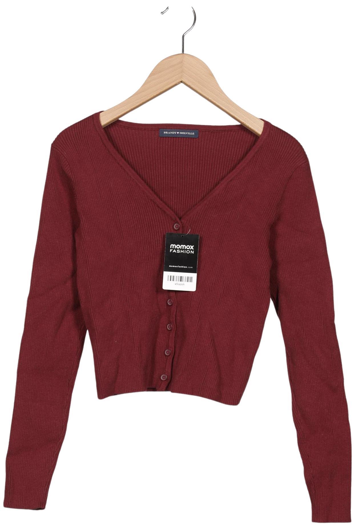 

Brandy Melville Damen Strickjacke, bordeaux, Gr. 34