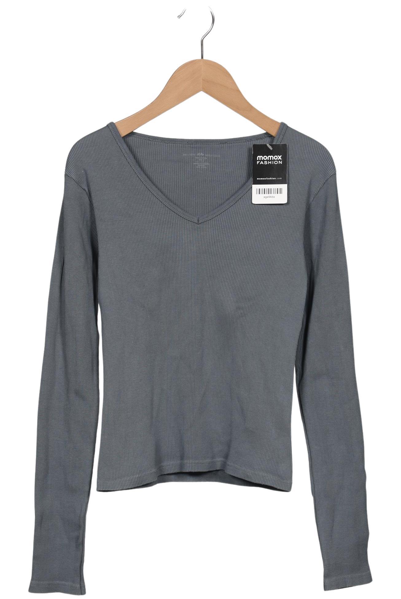 

Brandy Melville Damen Langarmshirt, grau, Gr. 34