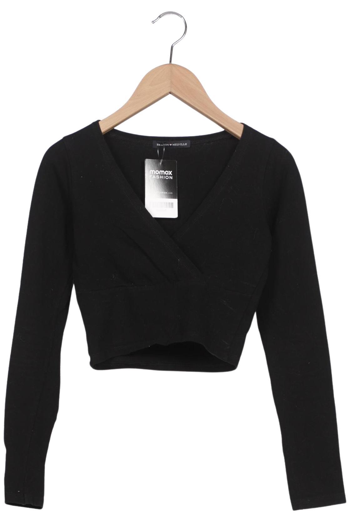 

Brandy Melville Damen Langarmshirt, schwarz, Gr. 34