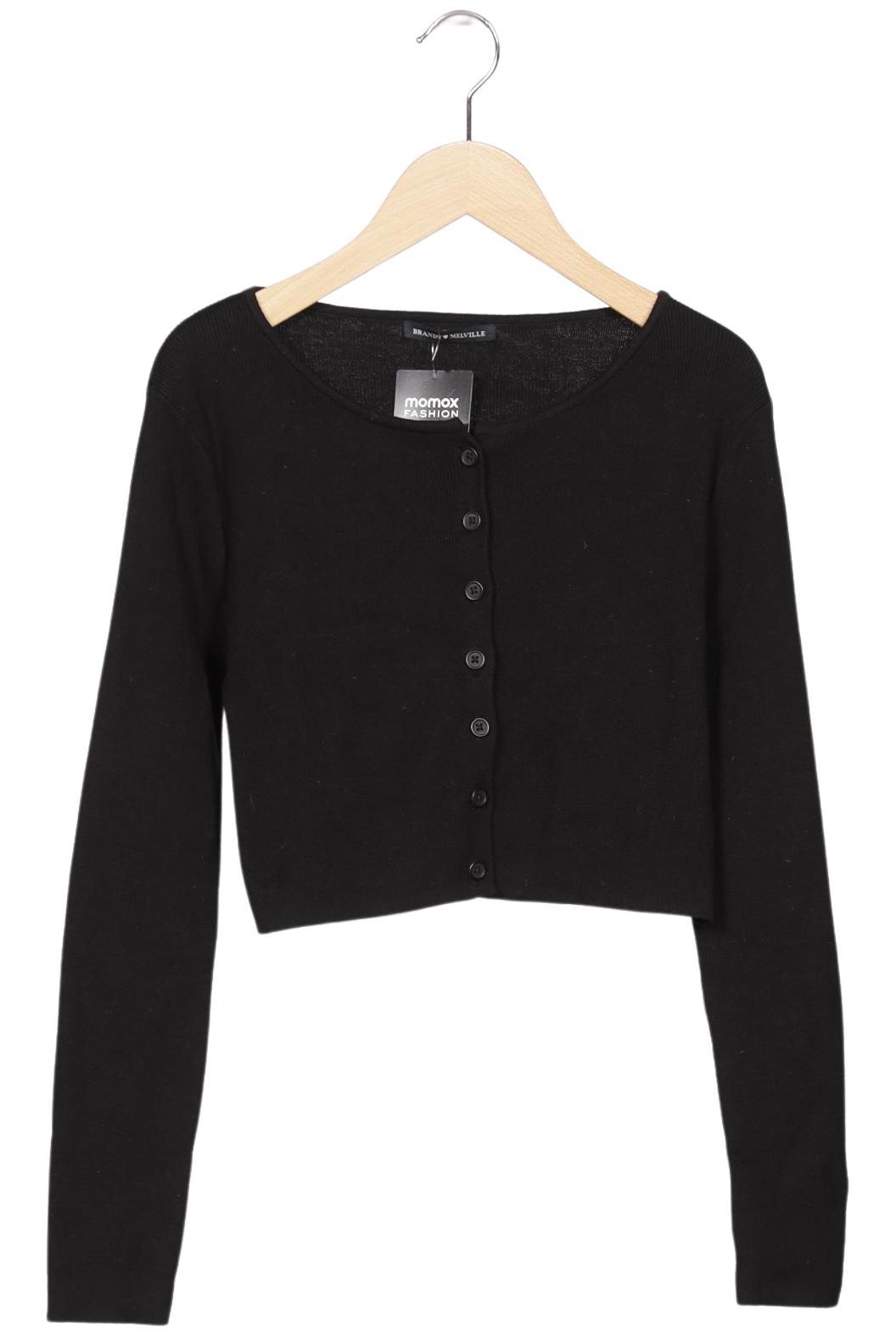 

Brandy Melville Damen Strickjacke, schwarz, Gr. 36