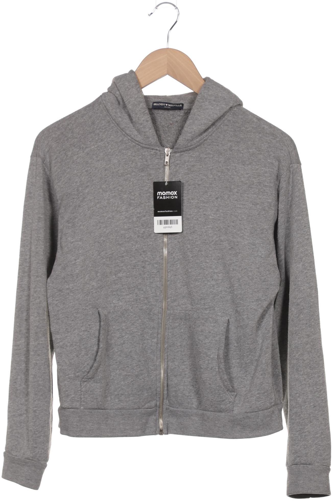 

Brandy Melville Damen Kapuzenpullover, grau, Gr. 38