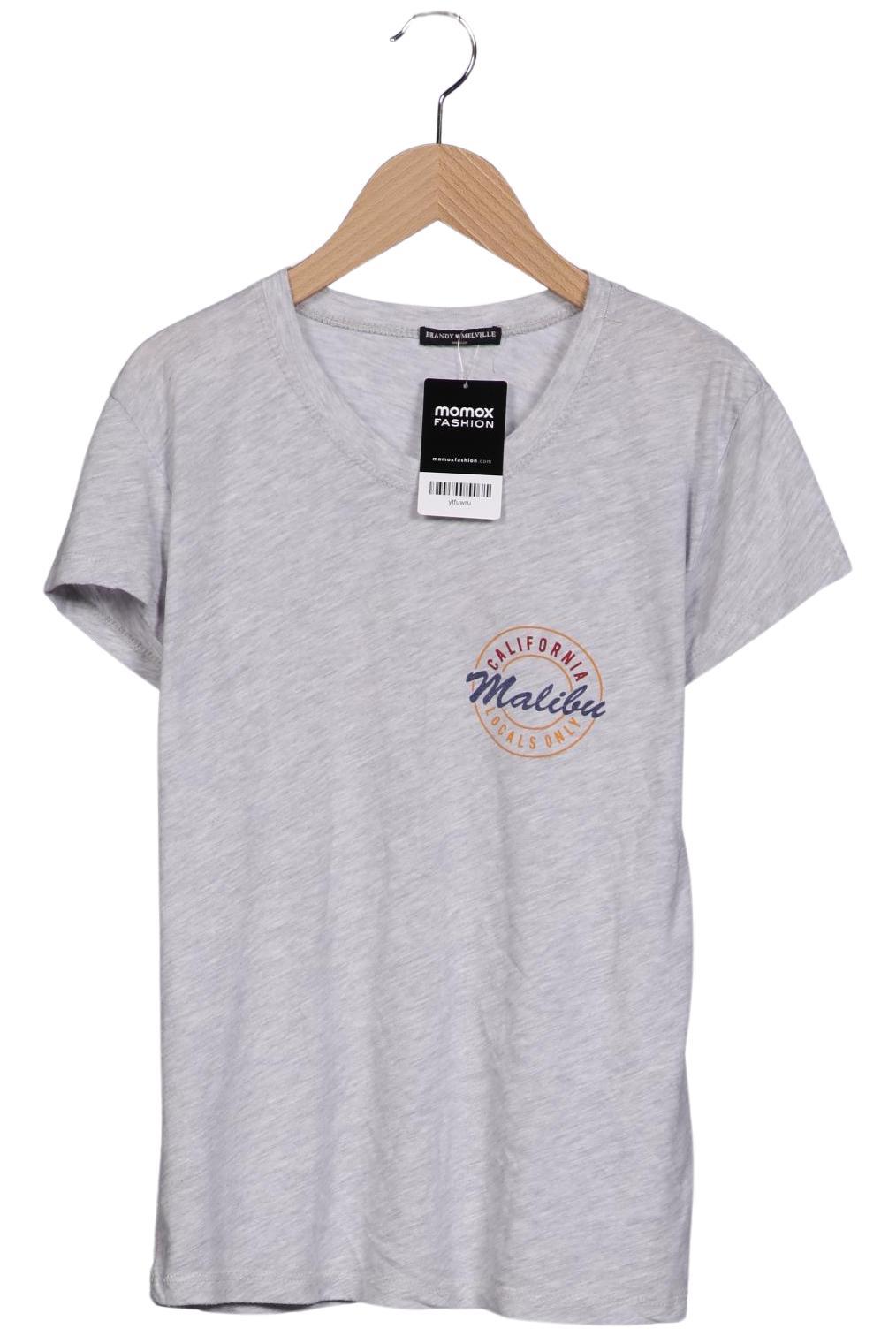 

Brandy Melville Damen T-Shirt, grau, Gr. uni