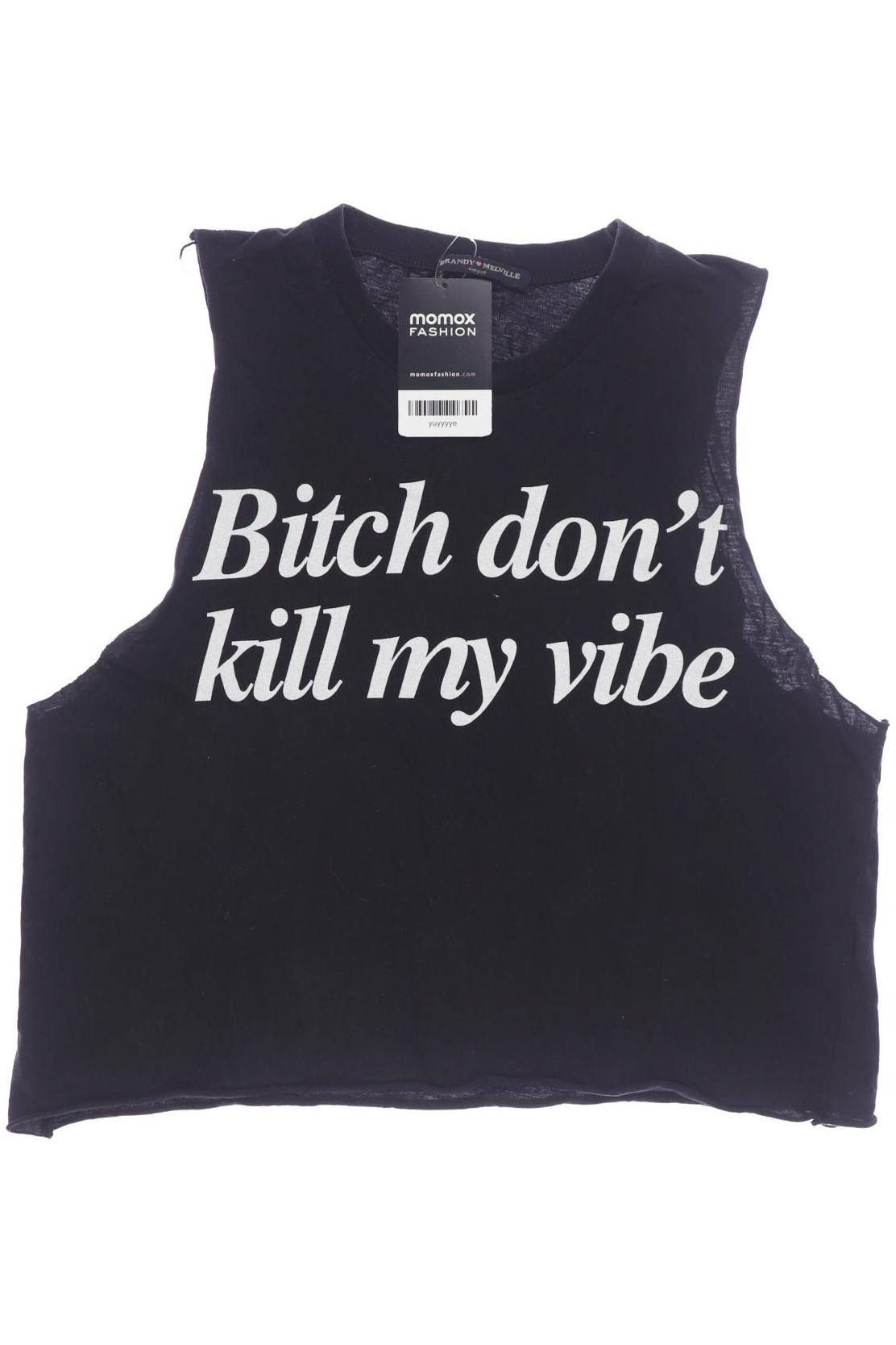 

Brandy Melville Damen Top, schwarz, Gr. uni