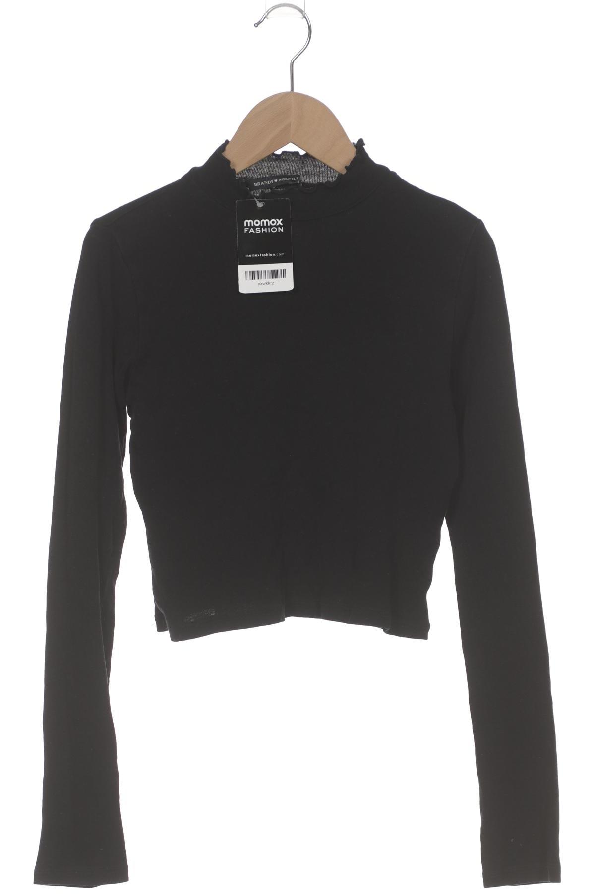 

Brandy Melville Damen Langarmshirt, schwarz, Gr. 12
