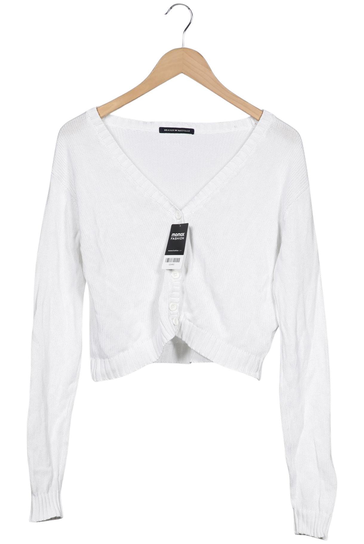 

Brandy Melville Damen Strickjacke, weiß, Gr. 38