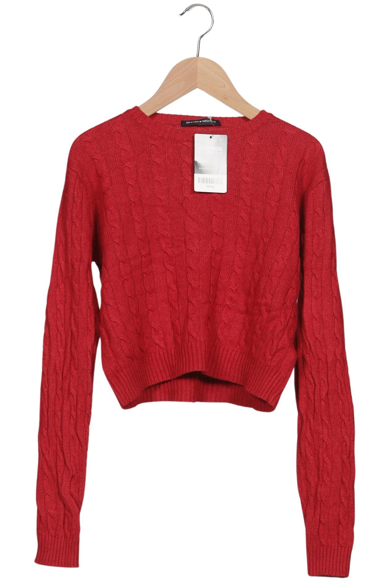

Brandy Melville Damen Pullover, rot, Gr. 38
