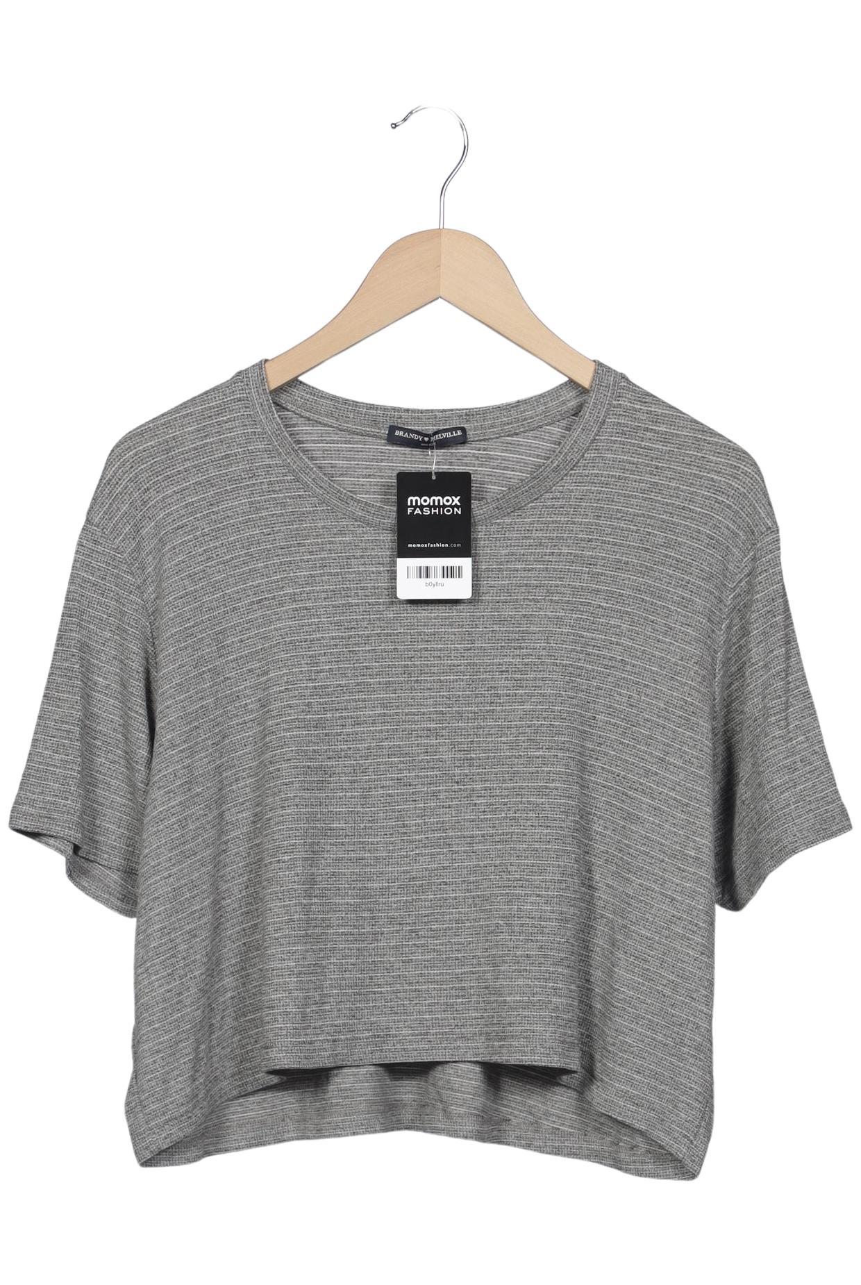 

Brandy Melville Damen T-Shirt, grau, Gr. uni
