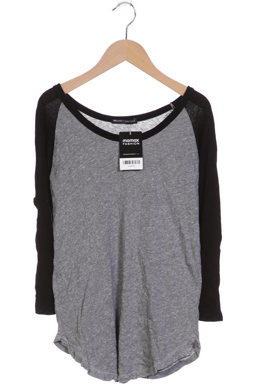 

Brandy Melville Damen Langarmshirt, grau, Gr. uni