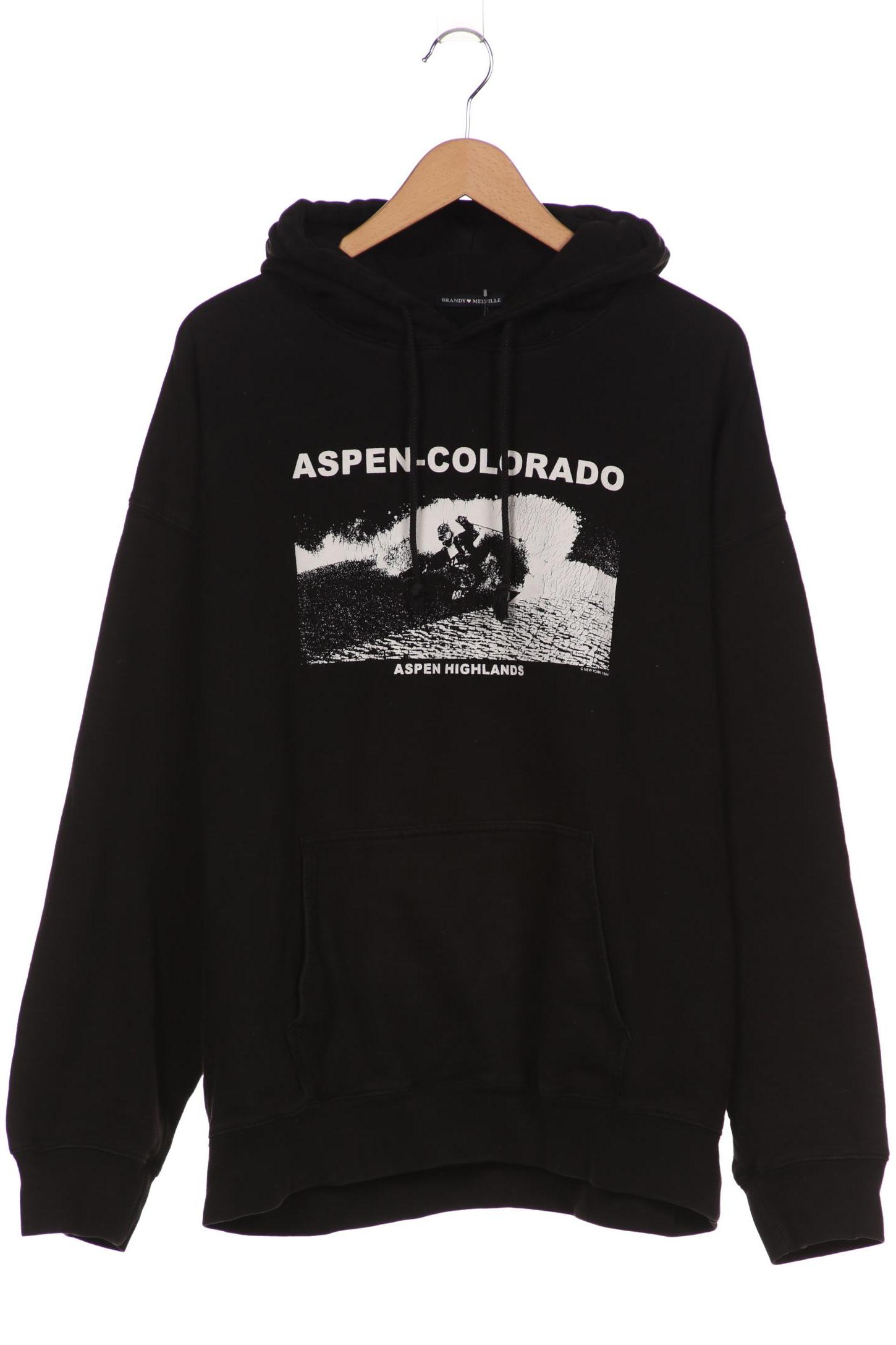 

Brandy Melville Herren Kapuzenpullover, schwarz, Gr. 52