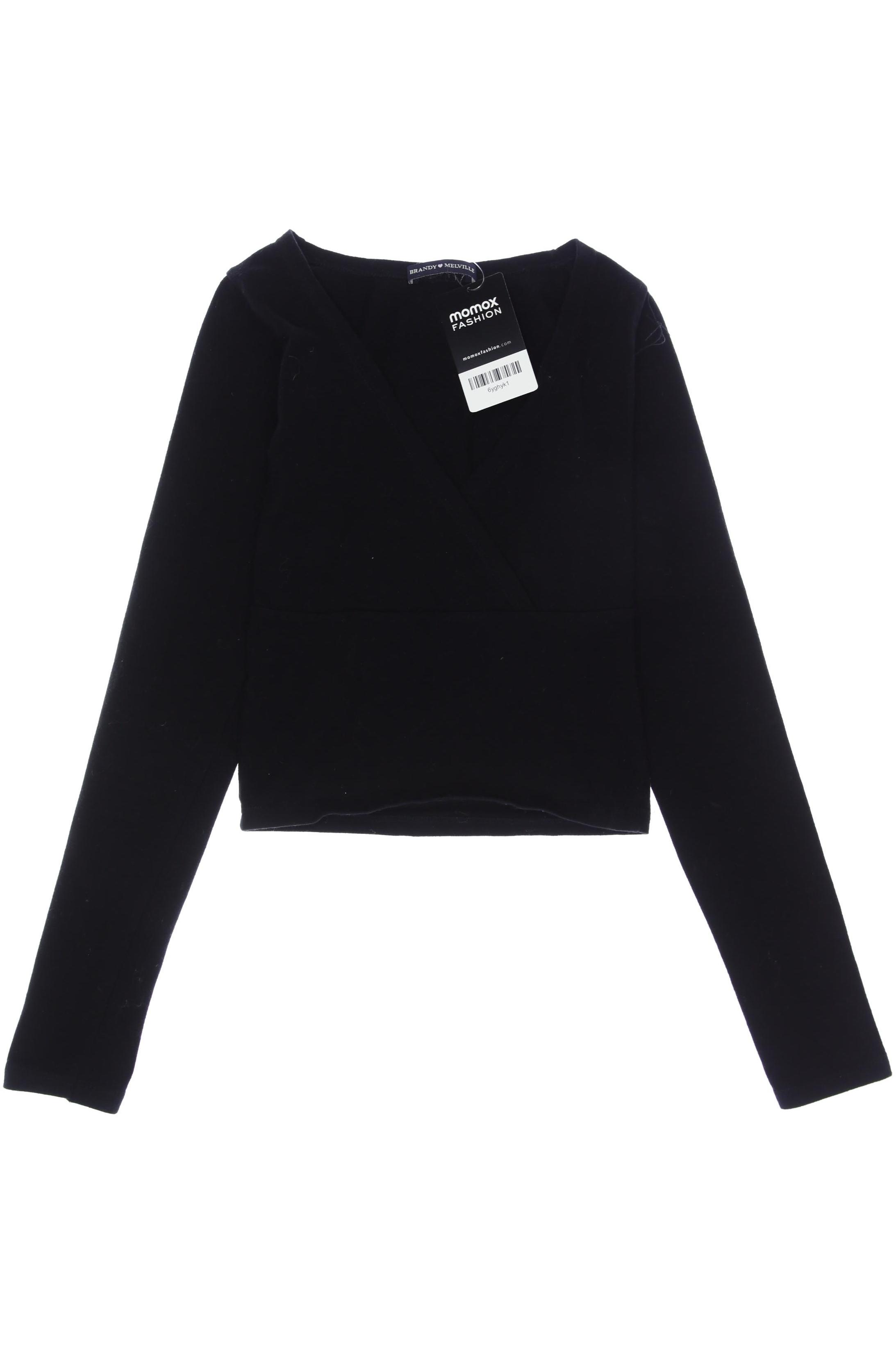 

Brandy Melville Damen Langarmshirt, schwarz, Gr. 20
