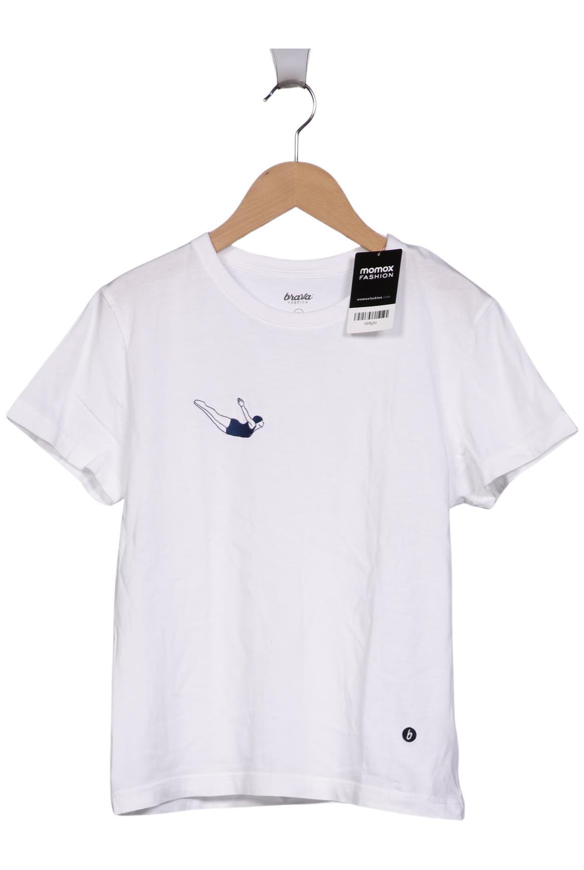 

Brava Fabrics Damen T-Shirt, weiß, Gr. 38