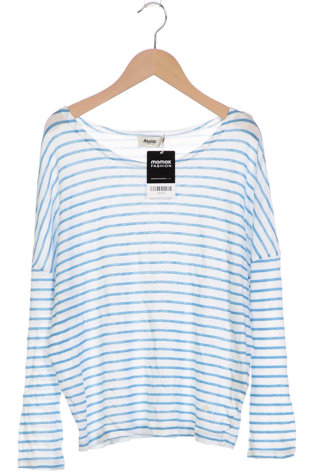 

Brava Fabrics Damen Langarmshirt, blau, Gr. 38