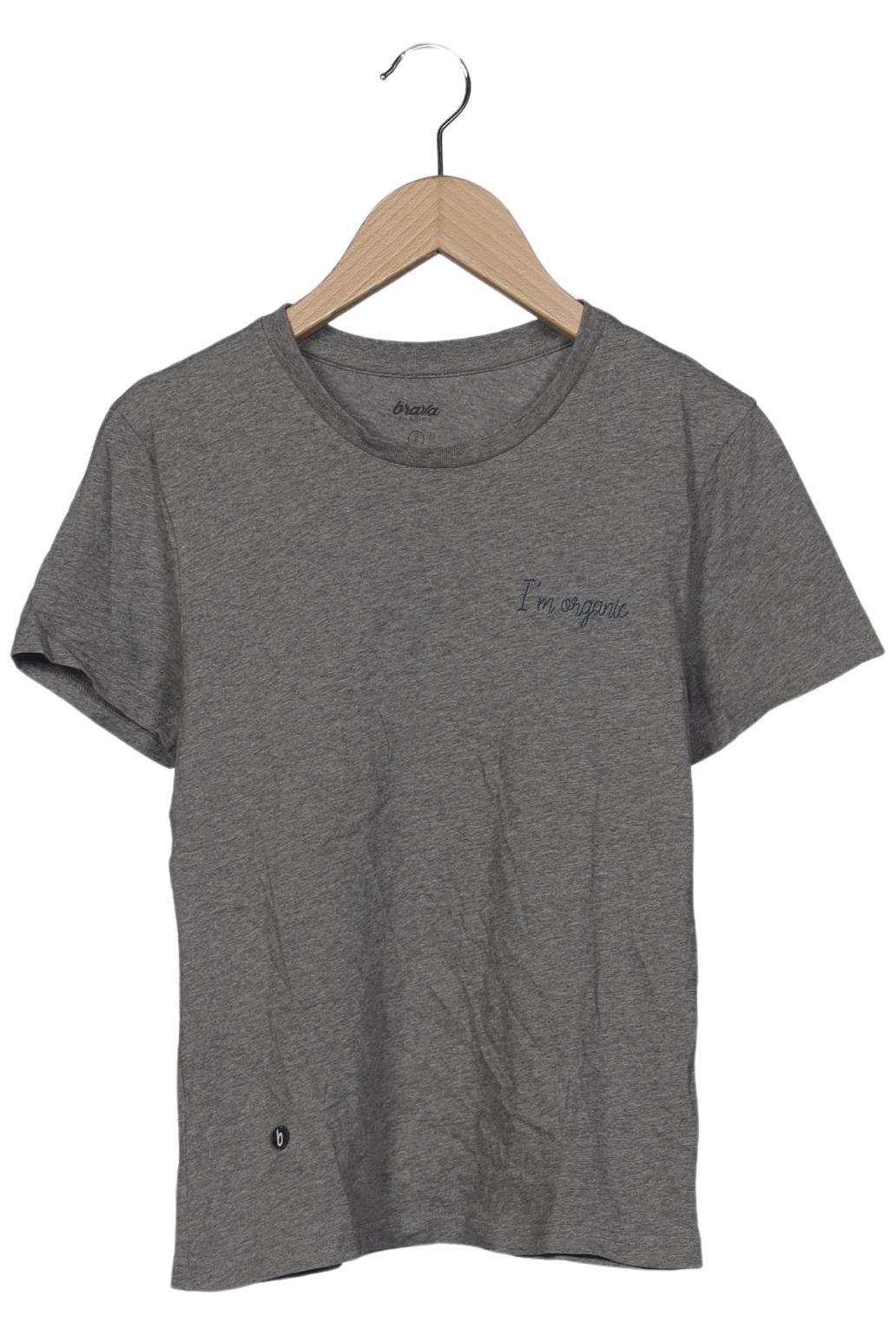 

Brava Fabrics Damen T-Shirt, grau, Gr. 36