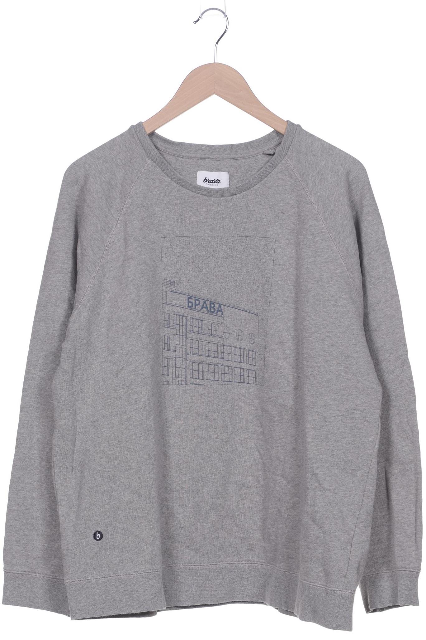 

Brava Fabrics Herren Sweatshirt, grau, Gr. 56