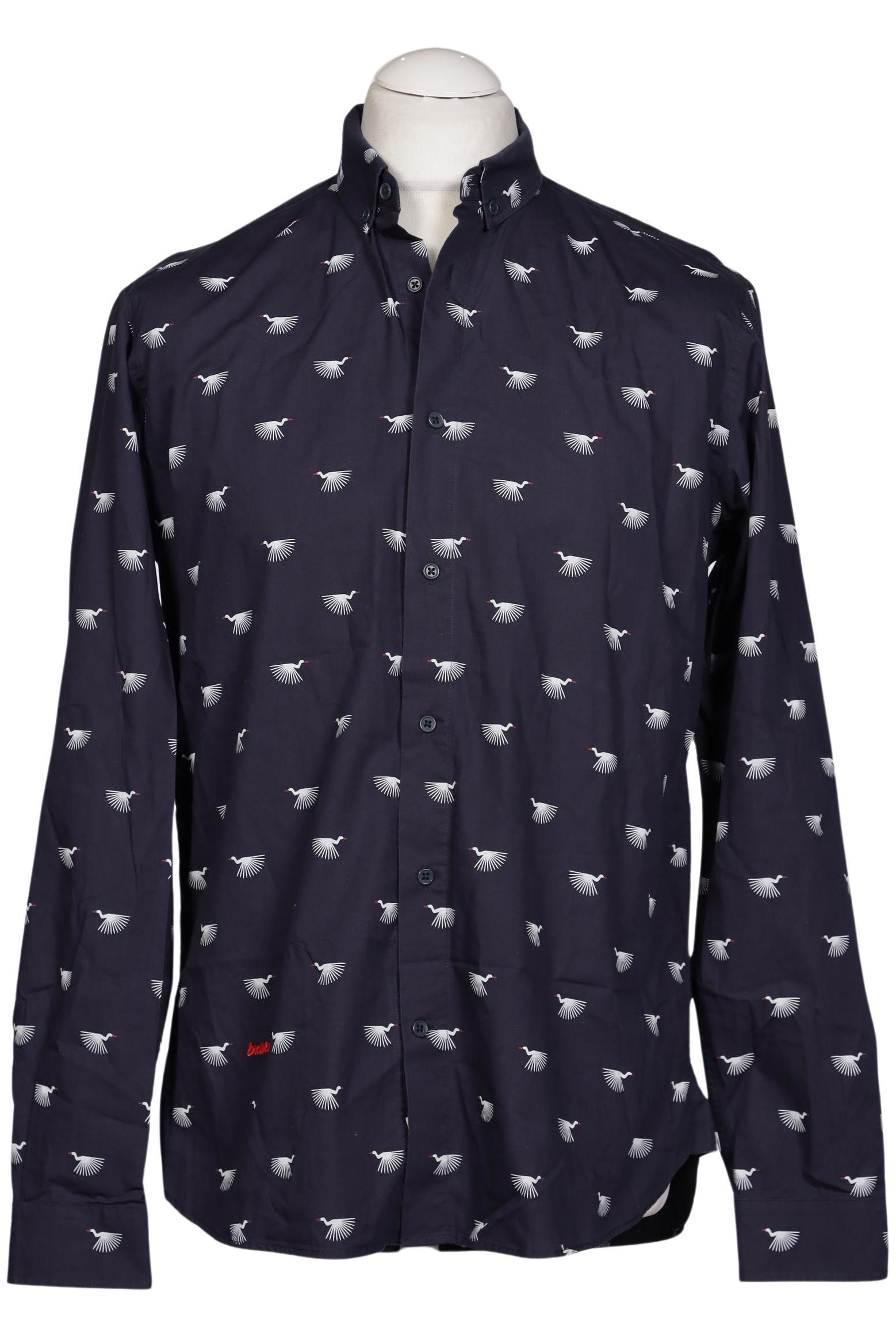 

Brava Fabrics Herren Hemd, marineblau, Gr. 52