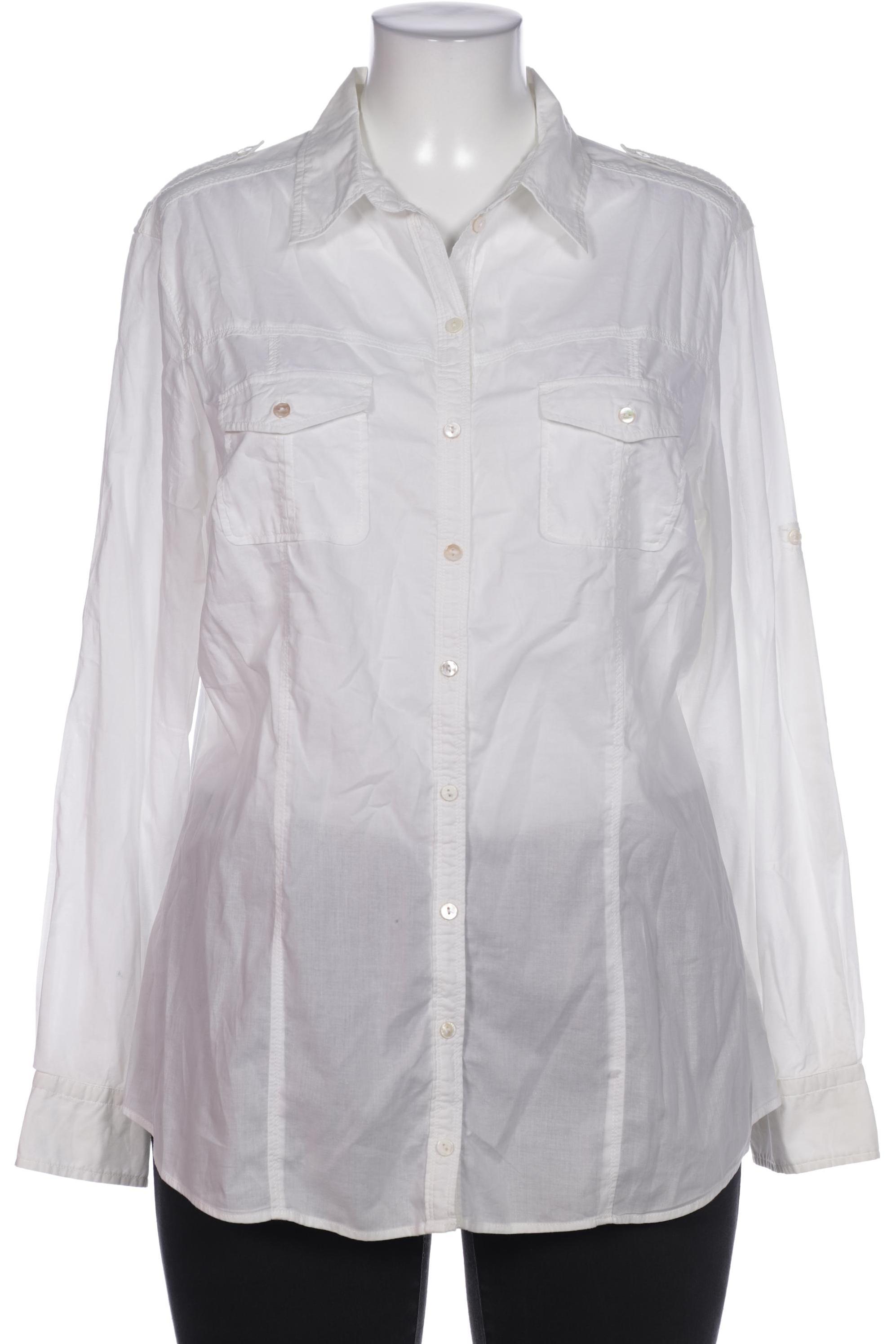 

Brax Damen Bluse, weiß, Gr. 46