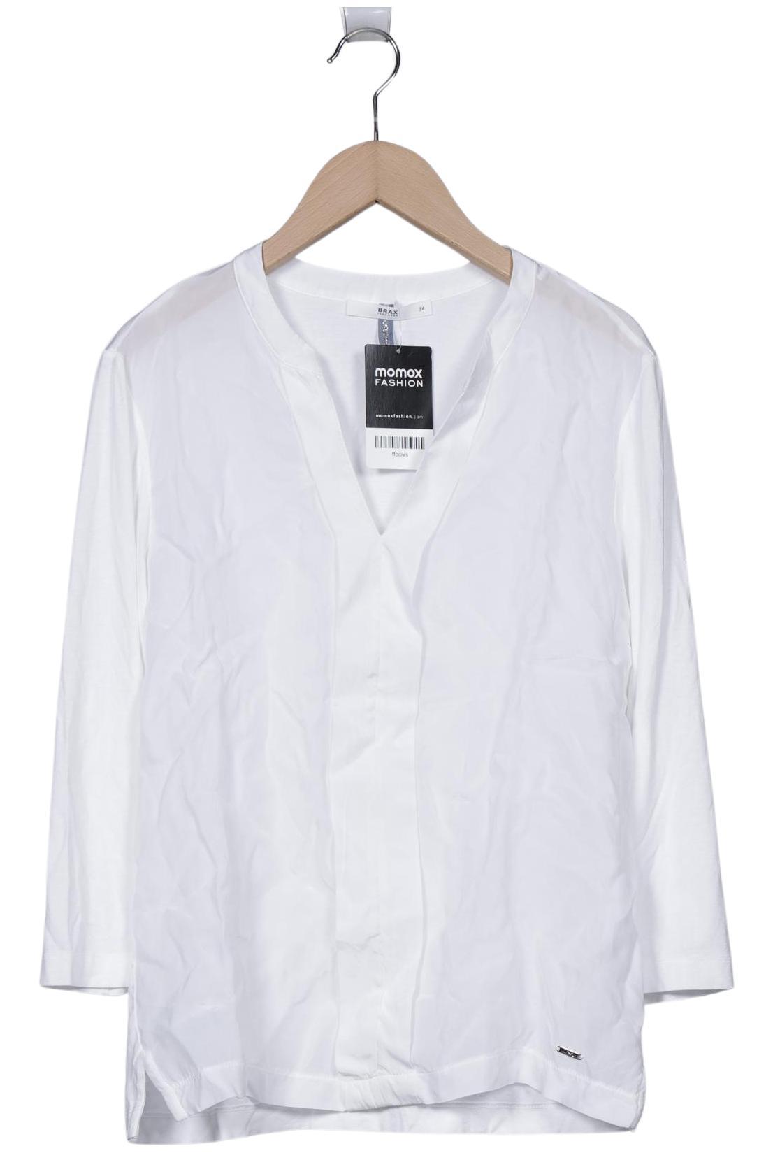 

Brax Damen Bluse, weiß, Gr. 34
