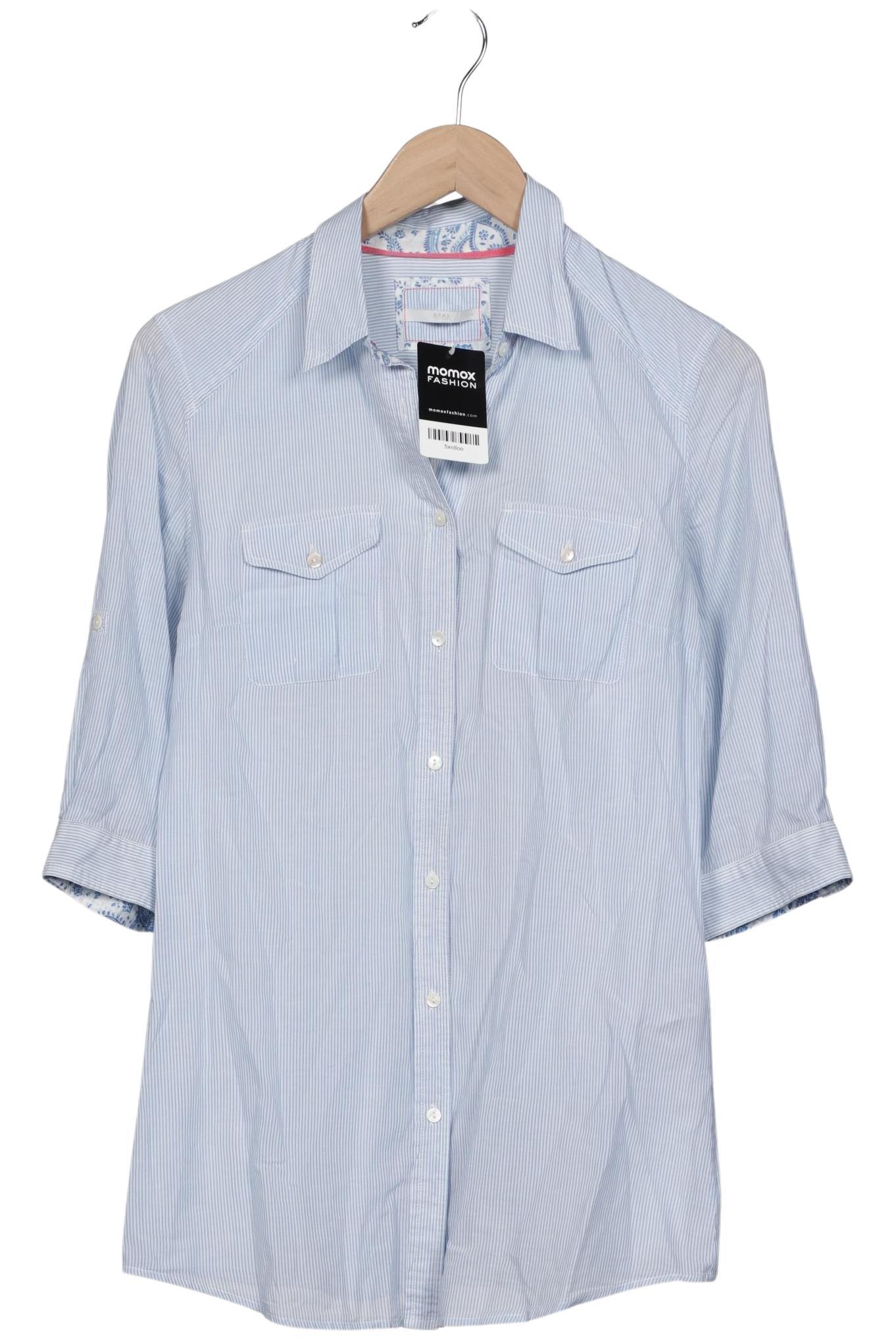 

Brax Damen Bluse, hellblau, Gr. 38