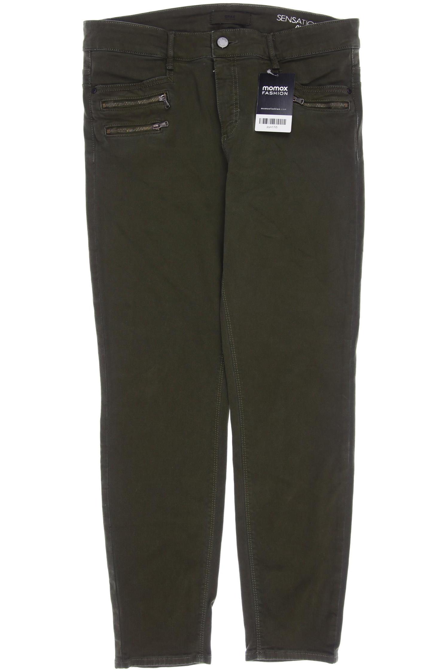 

Brax Damen Jeans, grün, Gr. 42
